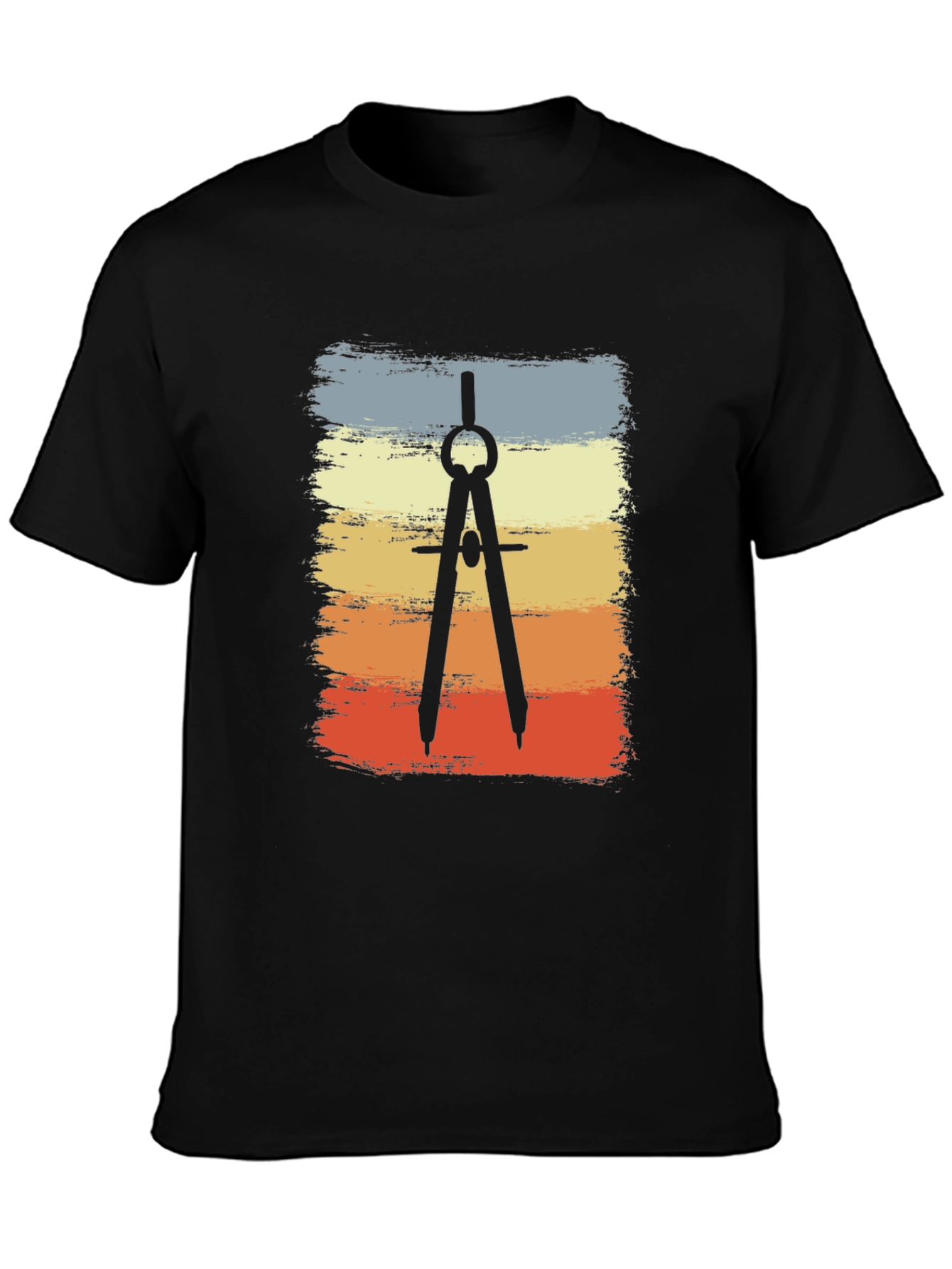 Retro Architect Compass T-Shirt