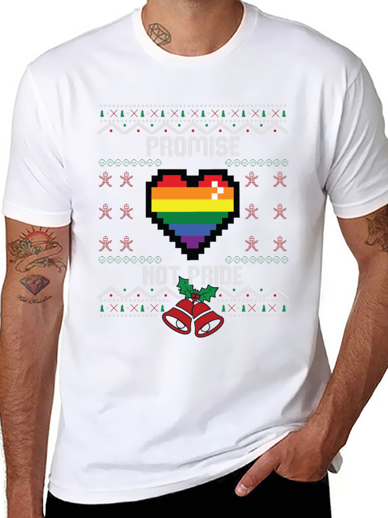 LGBTQ+ Christmas Promise Not Pride T-Shirt
