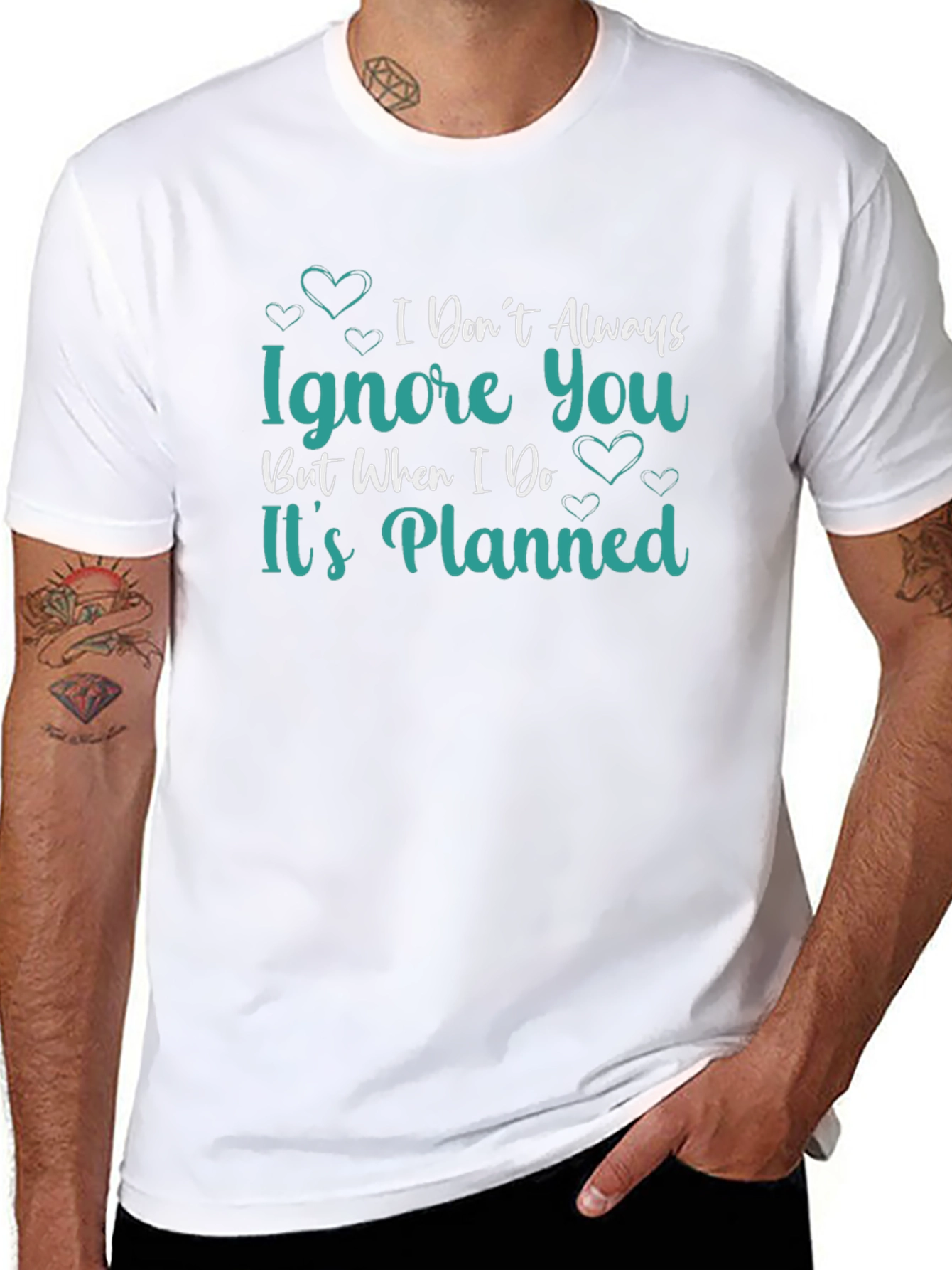 Funny Ignore You Planned Graphic T-Shirt
