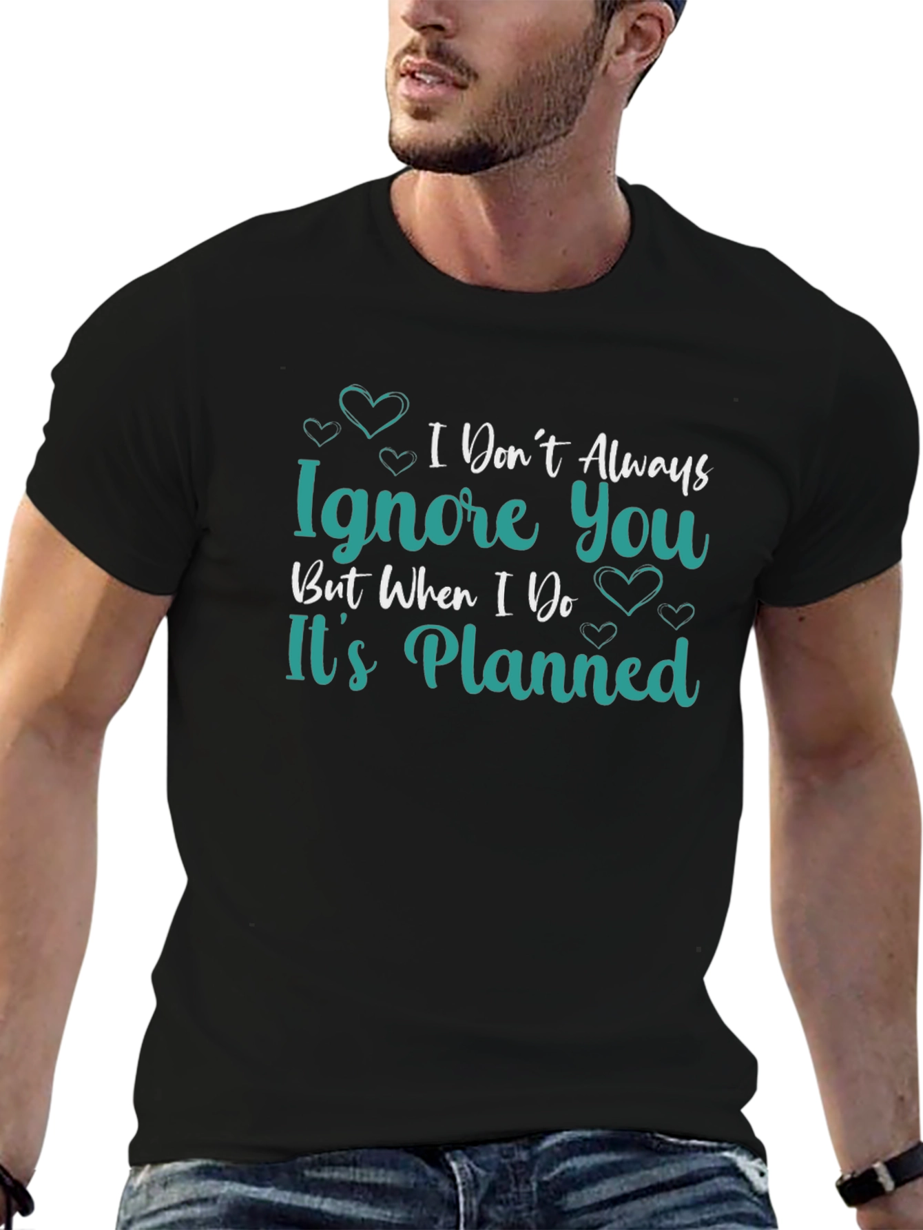 Funny Ignore You Planned Graphic T-Shirt