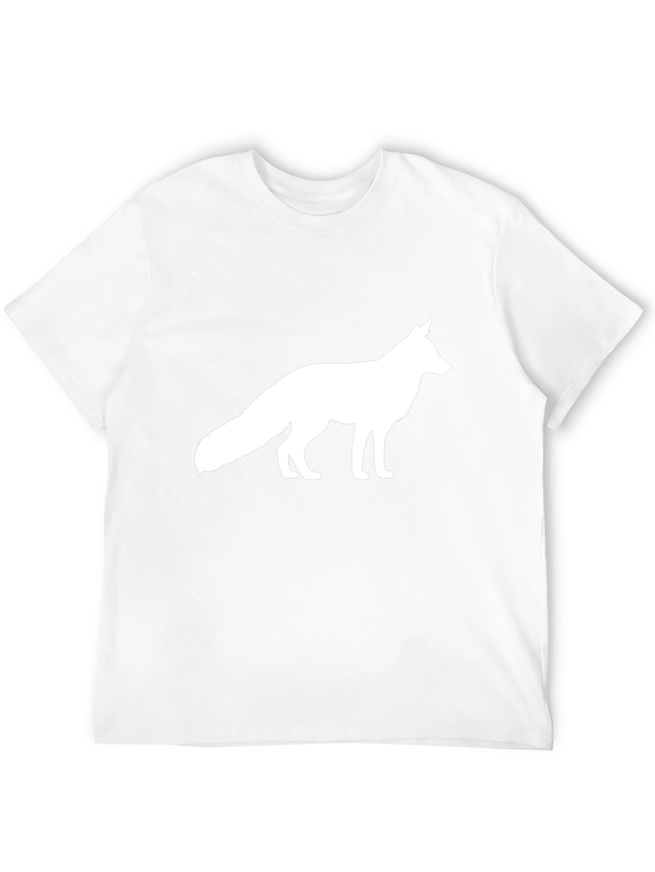 Fox Silhouette Graphic T-Shirt - Black