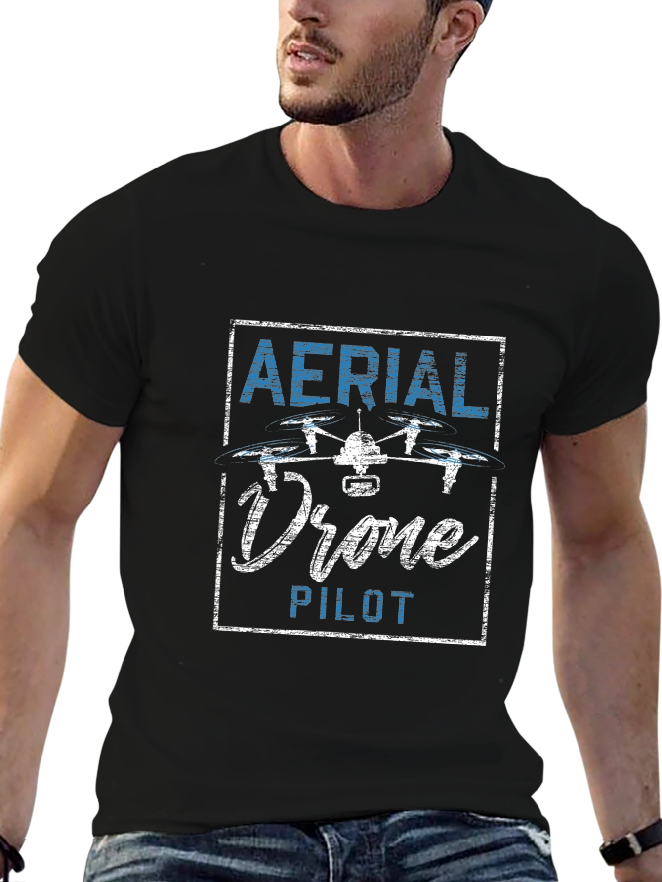 Aerial Drone Pilot T-Shirt - Unique Design