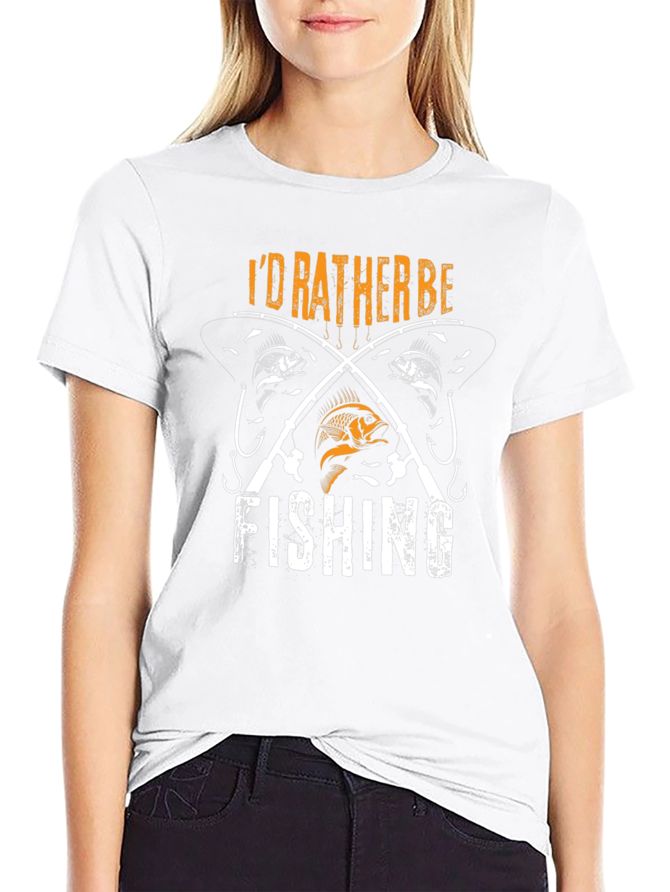 Id Rather Be Fishing Graphic T-Shirt