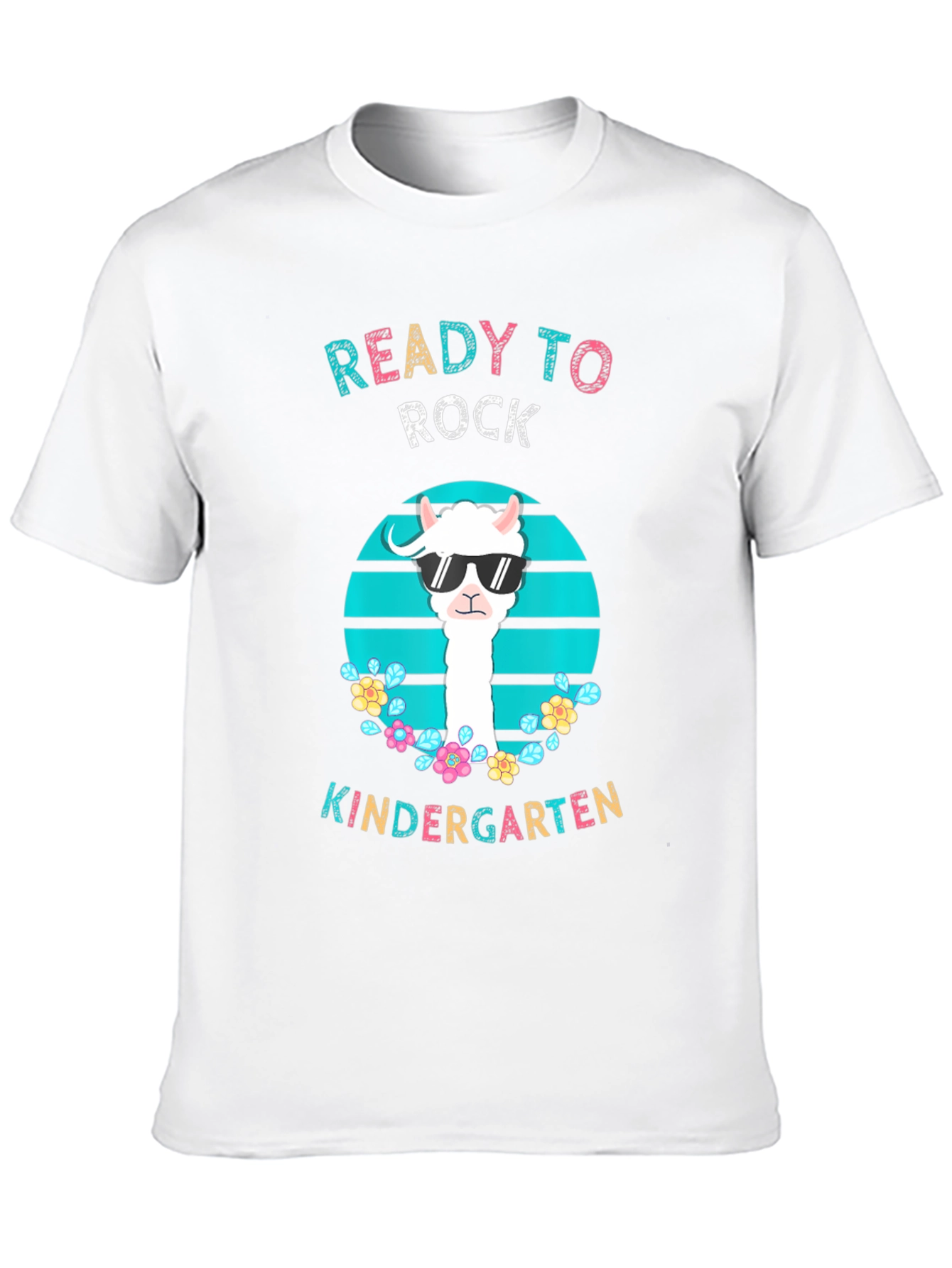 Ready to Rock Kindergarten T-Shirt Llama
