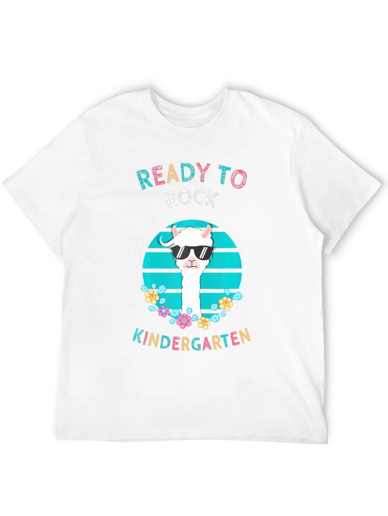 Ready to Rock Kindergarten T-Shirt Llama