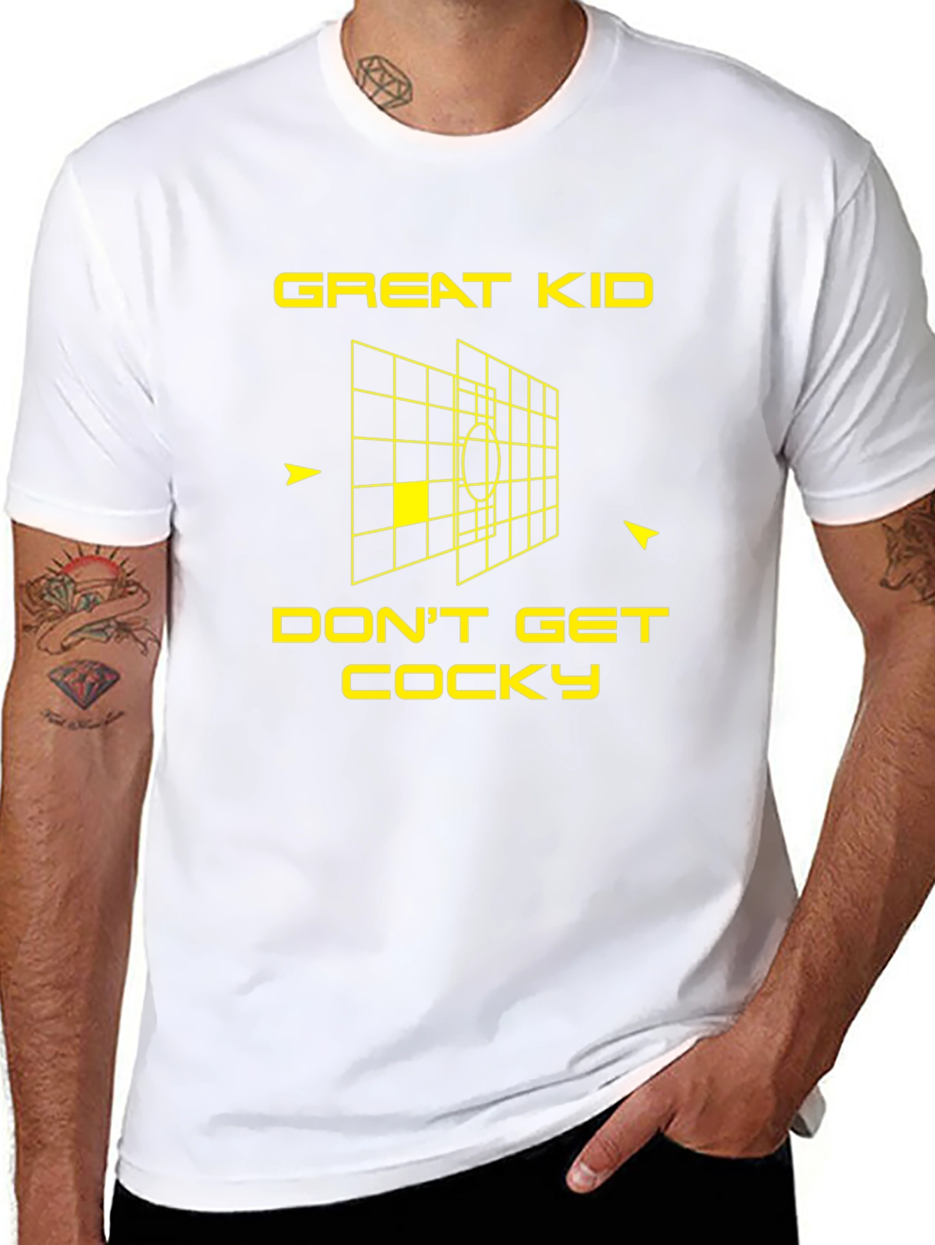 Great Kid Dont Get Cocky - Black T-Shirt