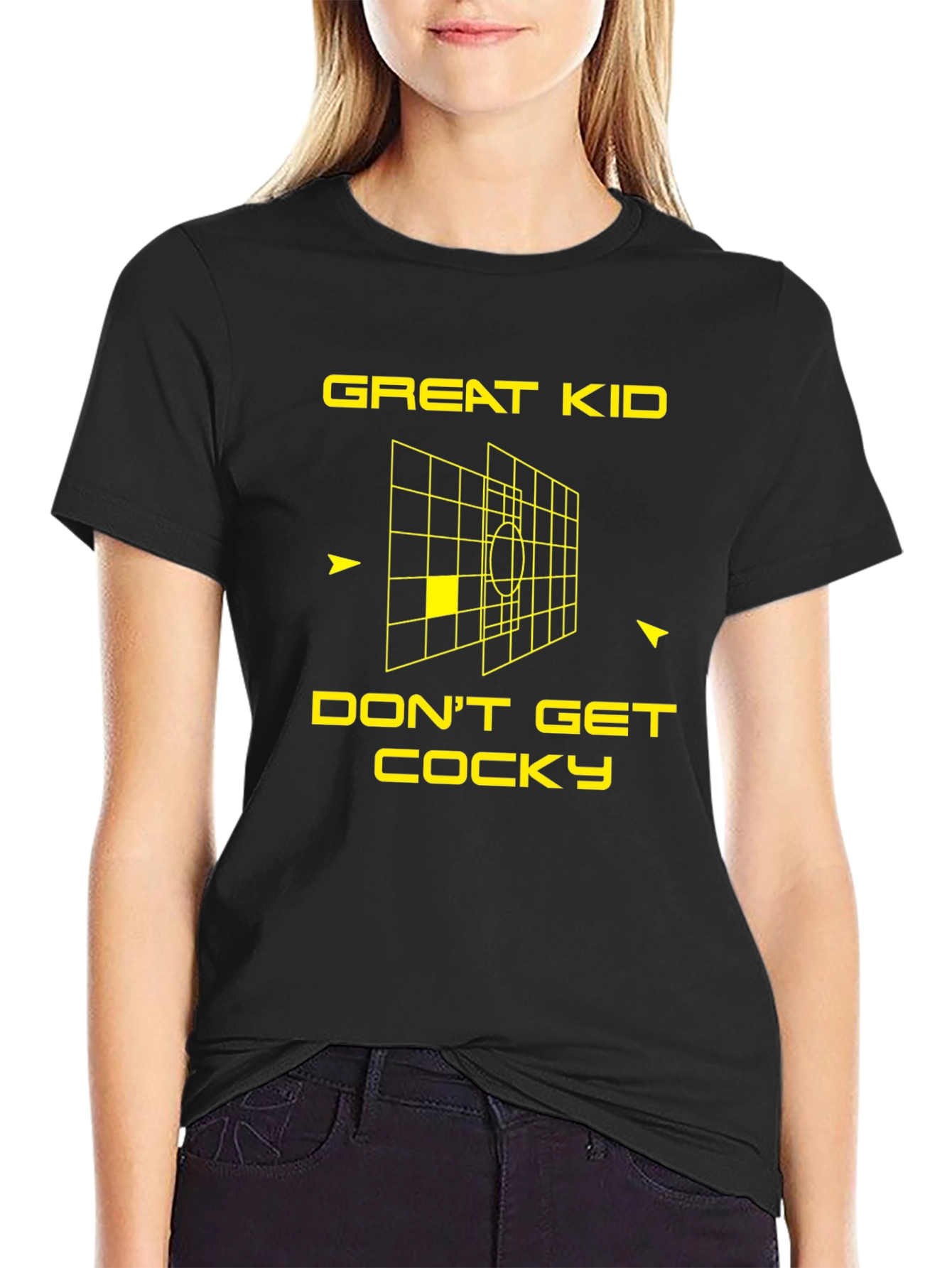 Great Kid Dont Get Cocky - Black T-Shirt
