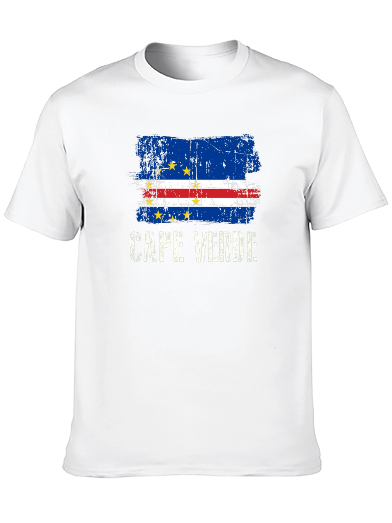 Cape Verde Flag T-Shirt - Black