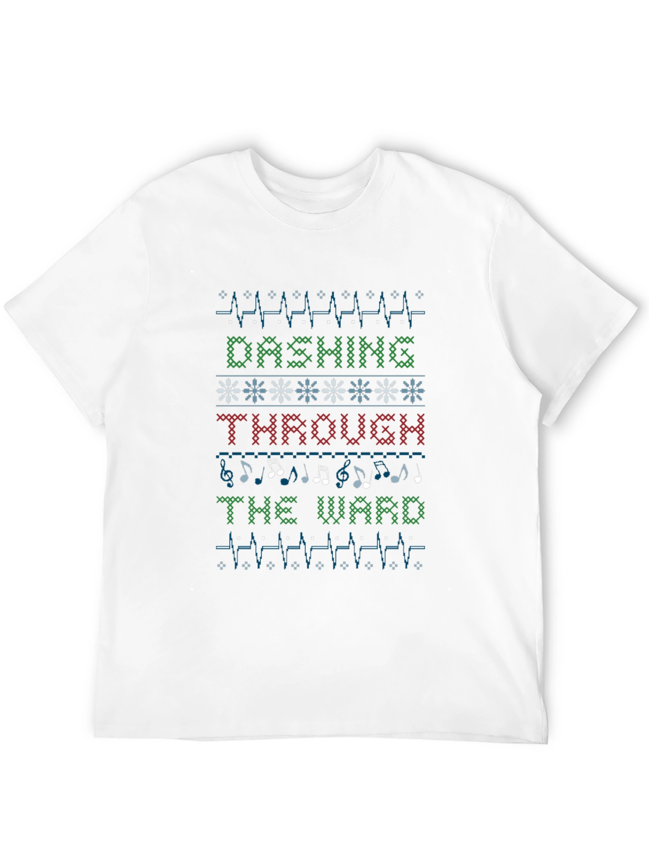 Dashing Through the Ward Ugly Christmas Sweater T-Shirt