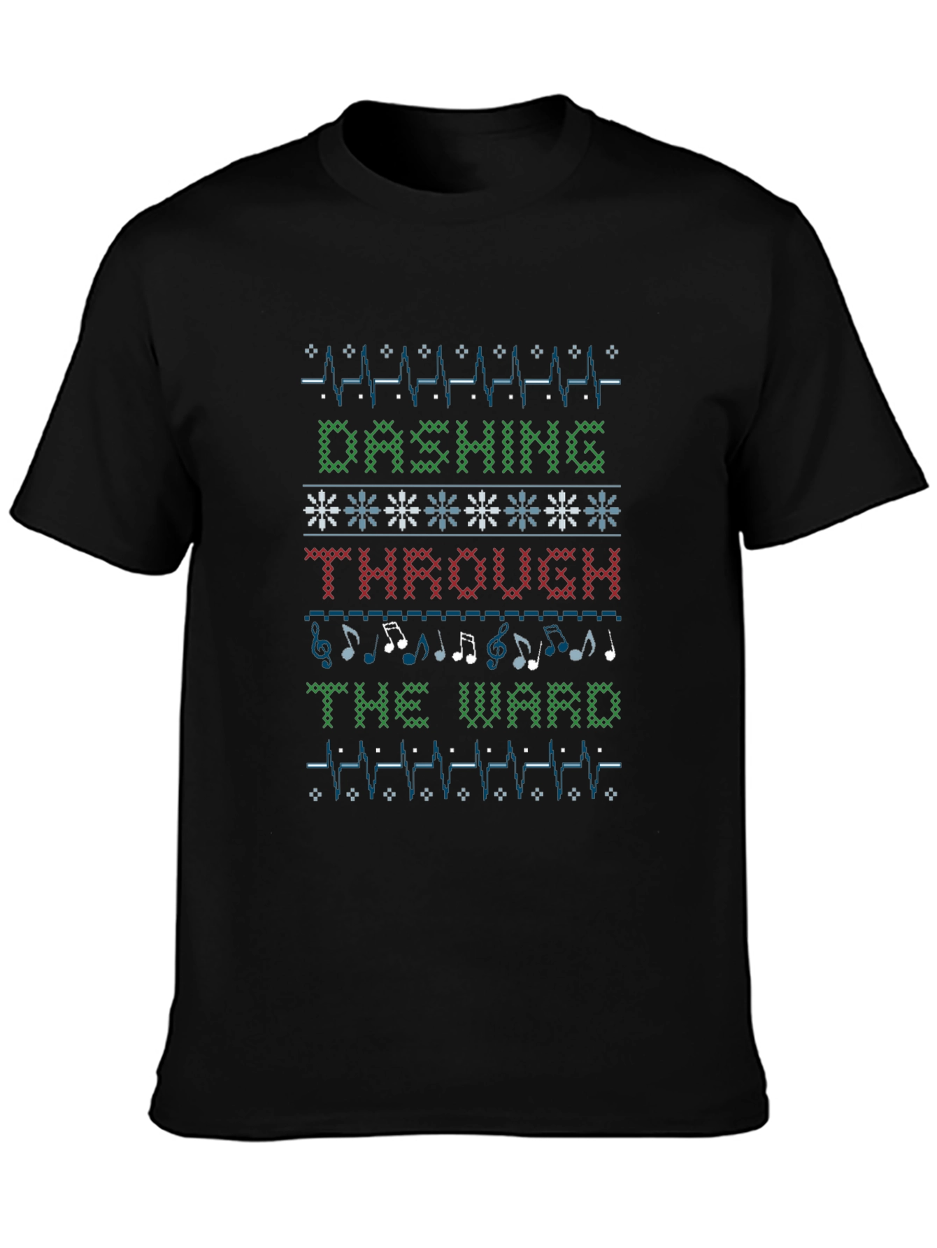 Dashing Through the Ward Ugly Christmas Sweater T-Shirt