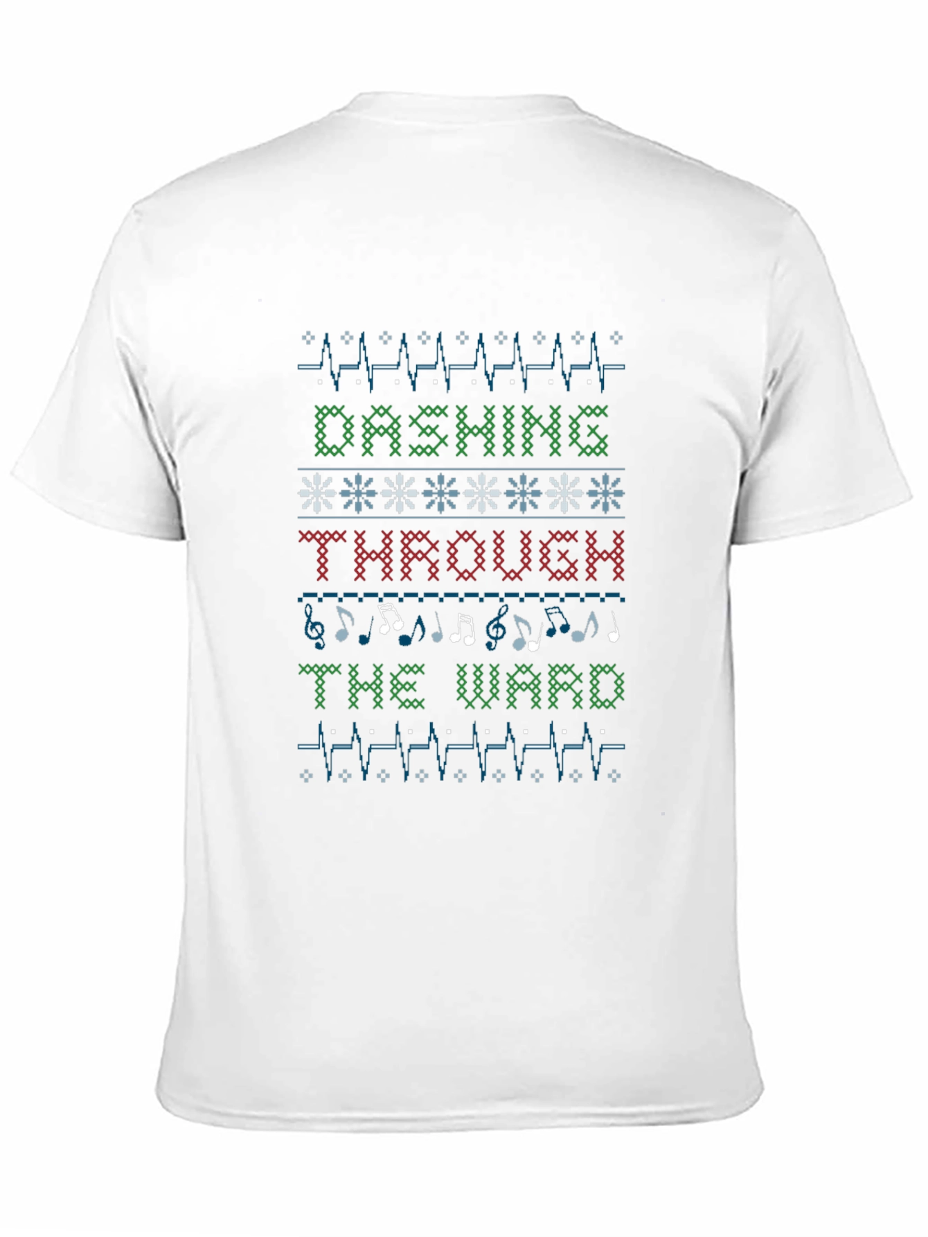 Dashing Through the Ward Ugly Christmas Sweater T-Shirt