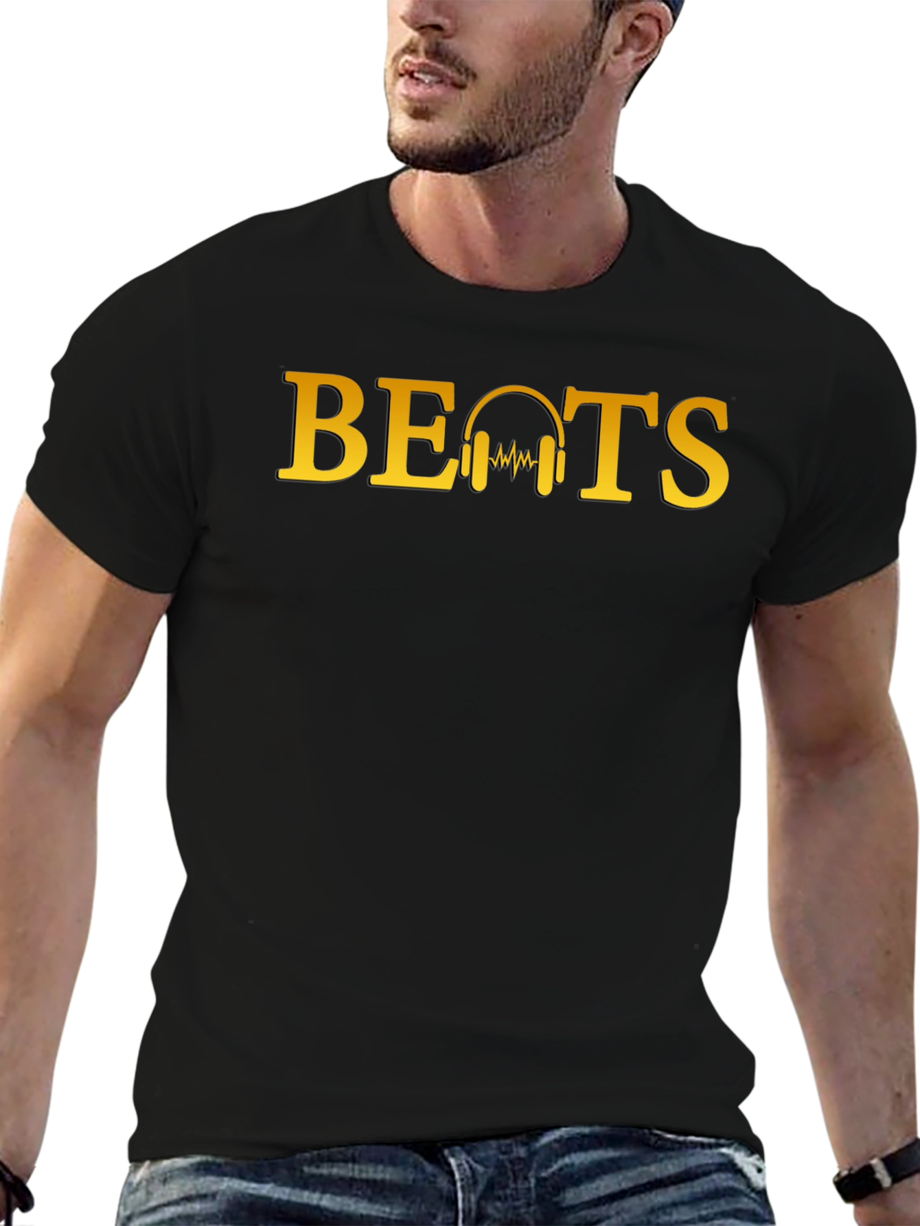Beats Headphones Graphic Tee - Trendy Music Lovers T-Shirt