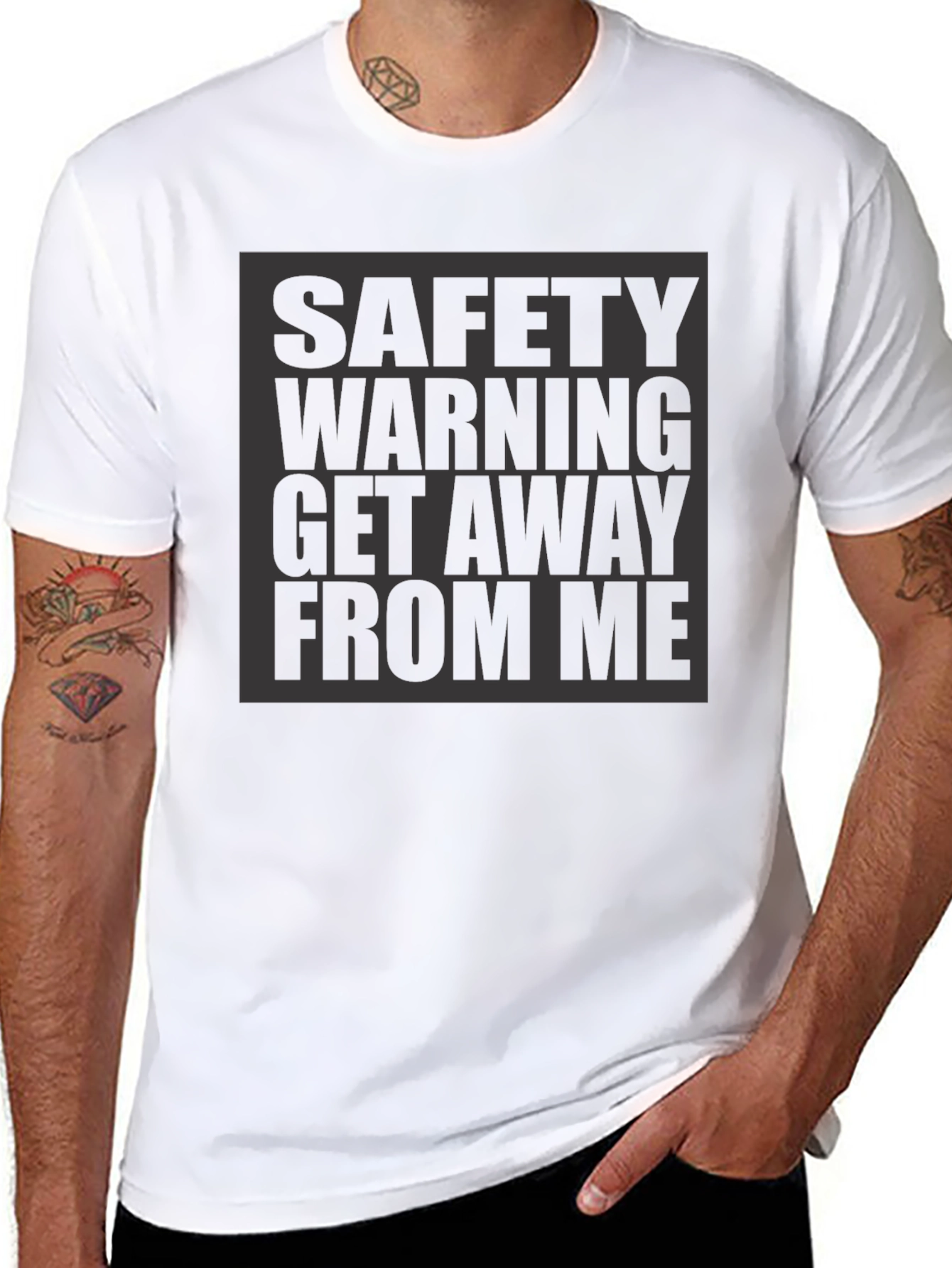 Safety Warning Graphic Tee
