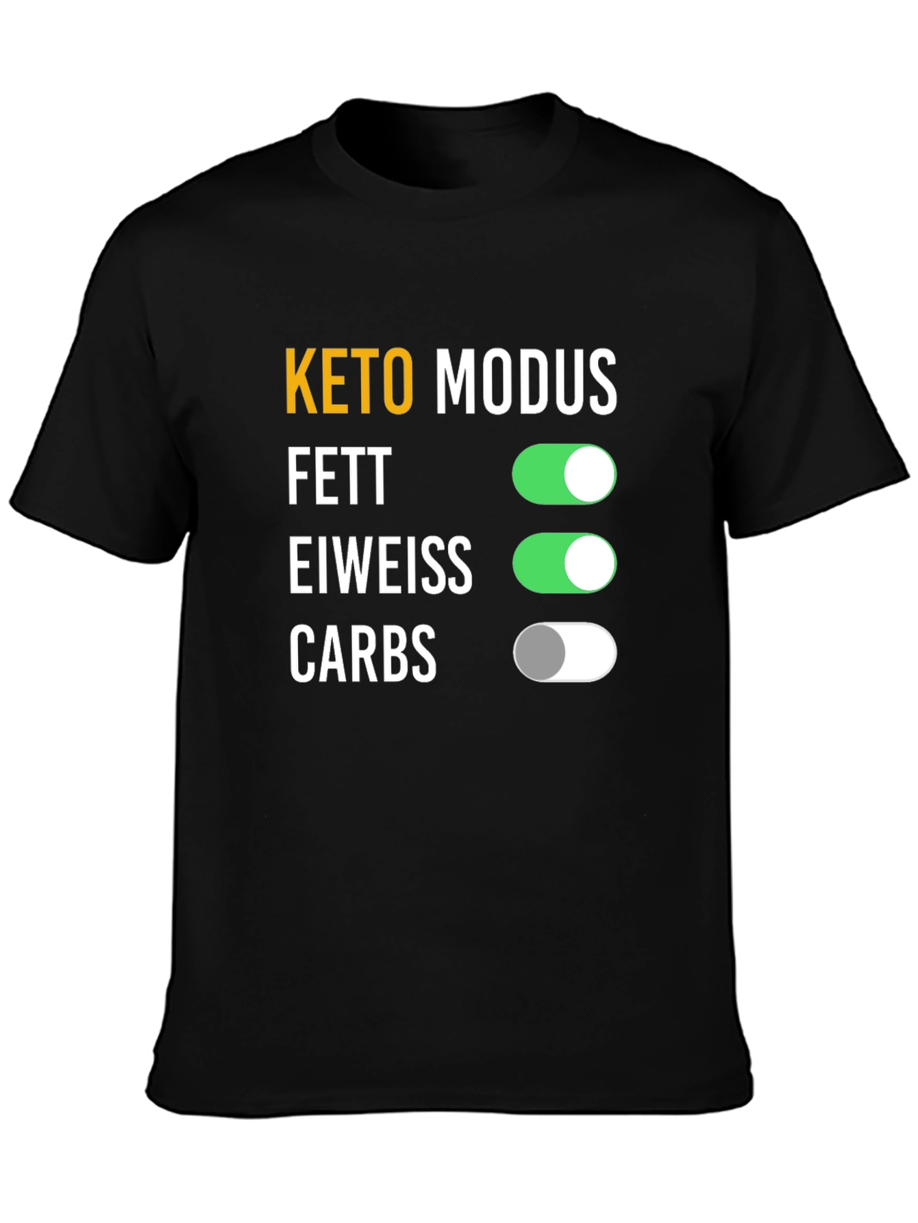 Keto Modus Graphic Tee - Black