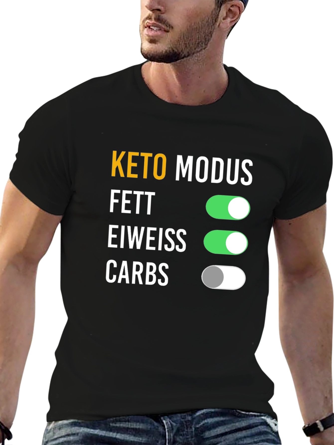 Keto Modus Graphic Tee - Black