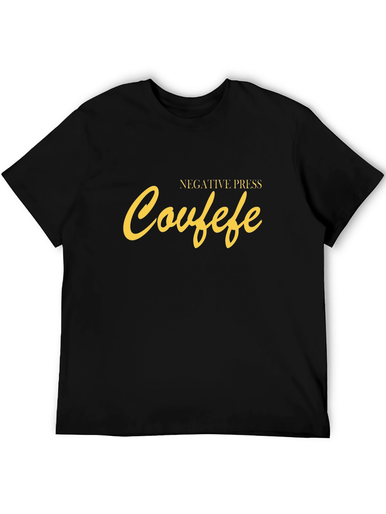 Negative Press Covfefe Graphic Tee - Black