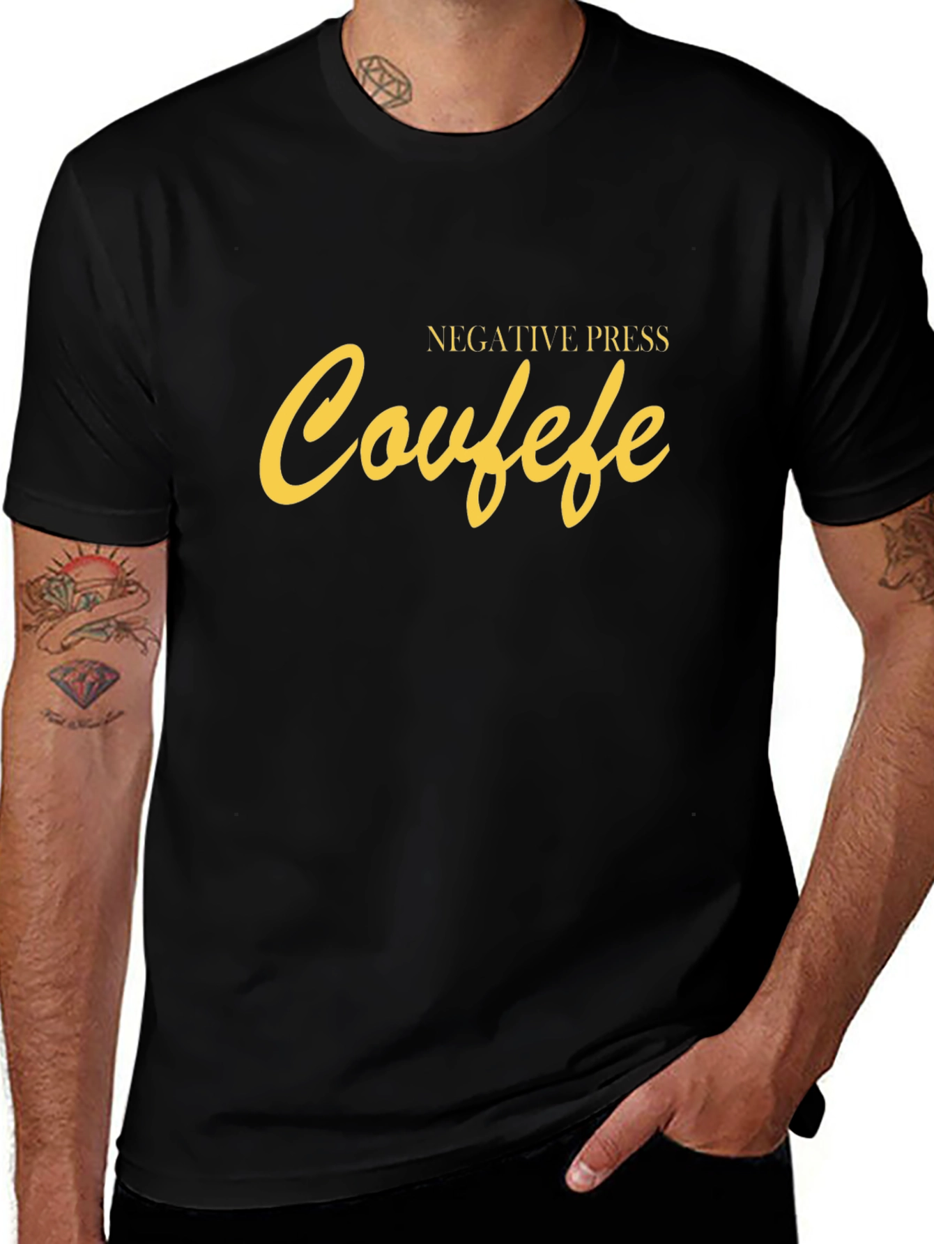 Negative Press Covfefe Graphic Tee - Black