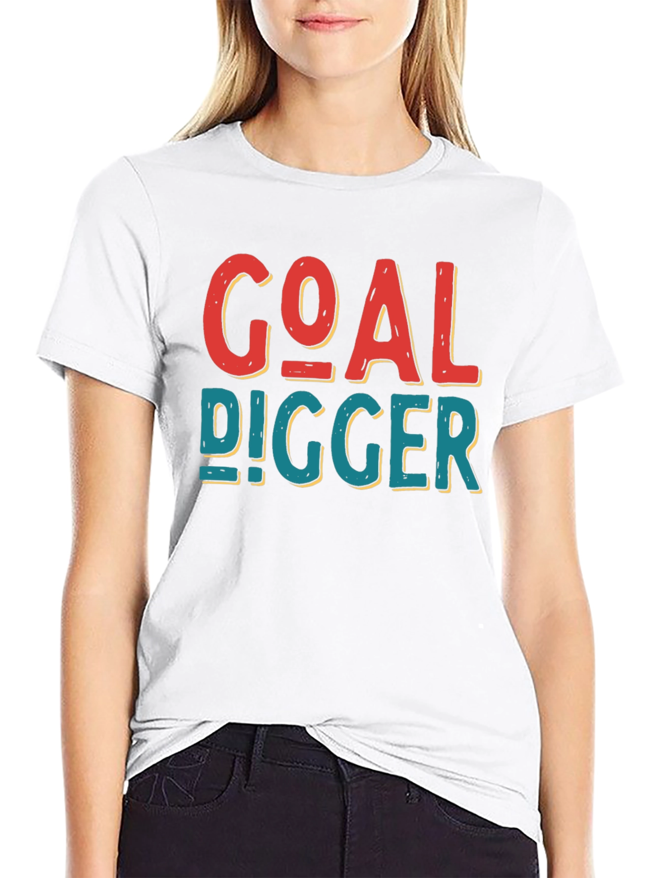 Goal Digger Graphic Tee - Black