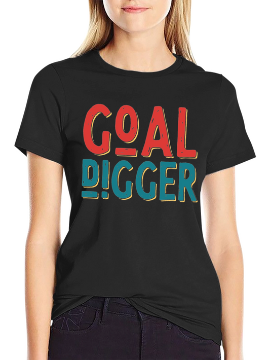 Goal Digger Graphic Tee - Black