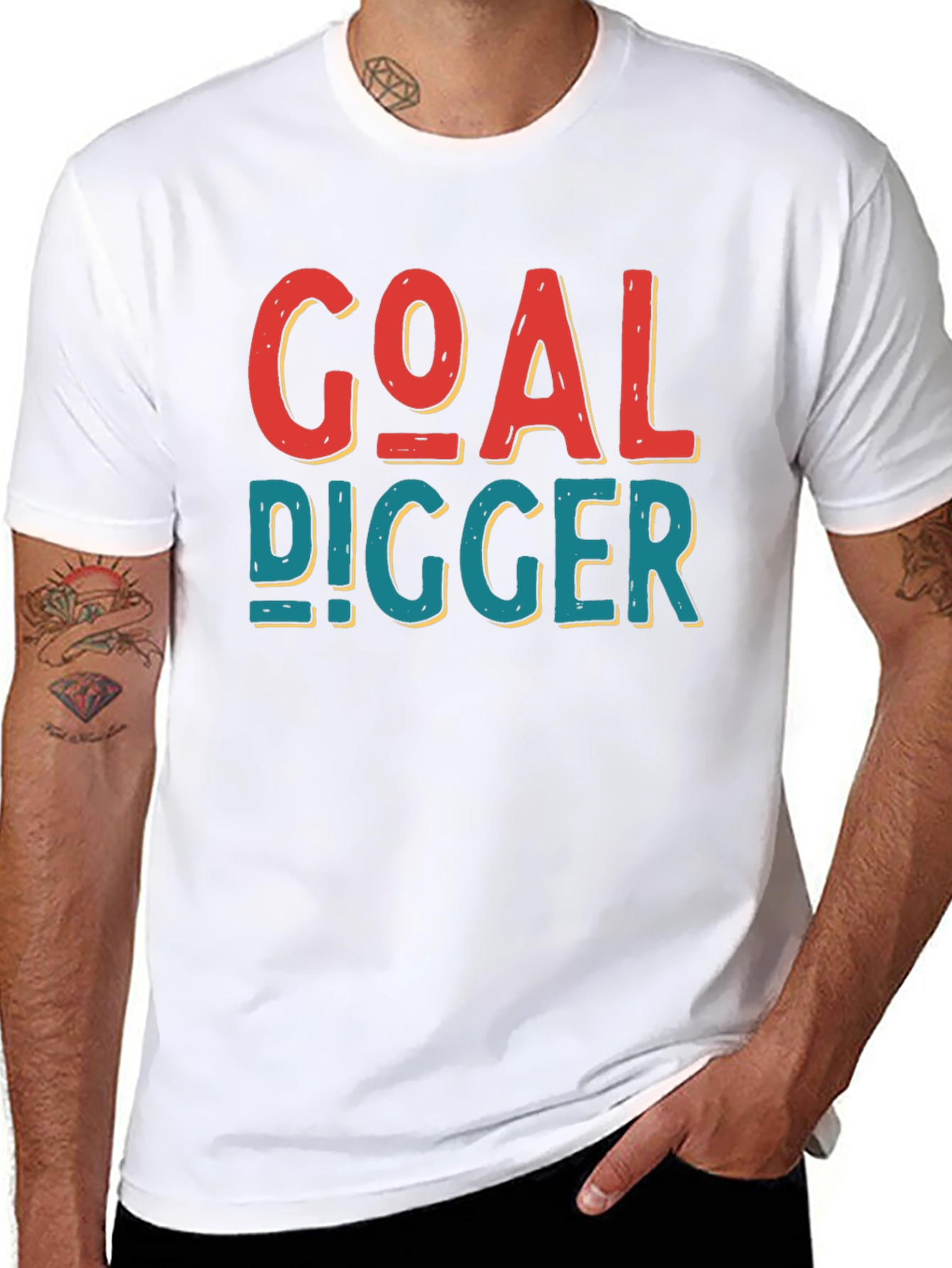 Goal Digger Graphic Tee - Black