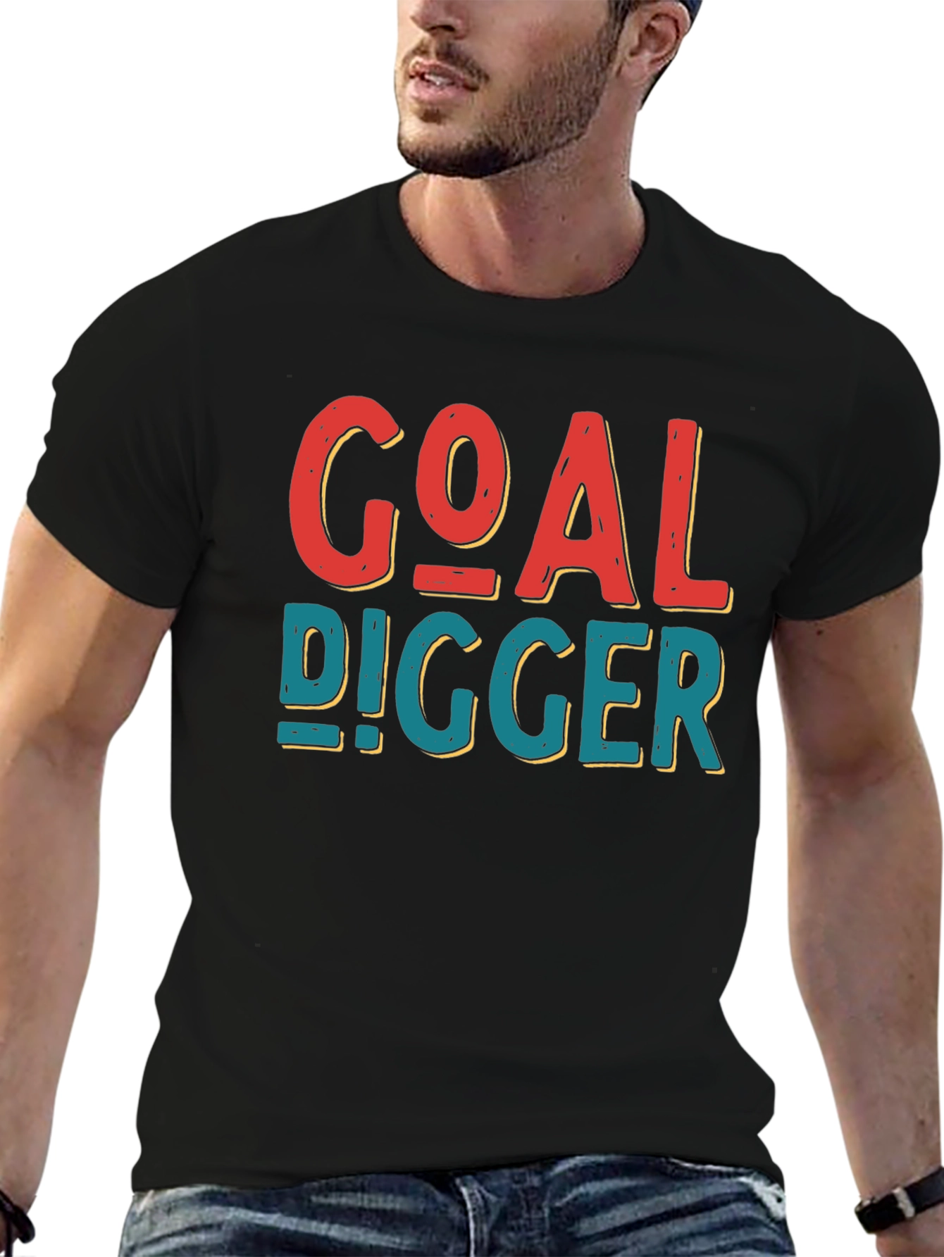 Goal Digger Graphic Tee - Black