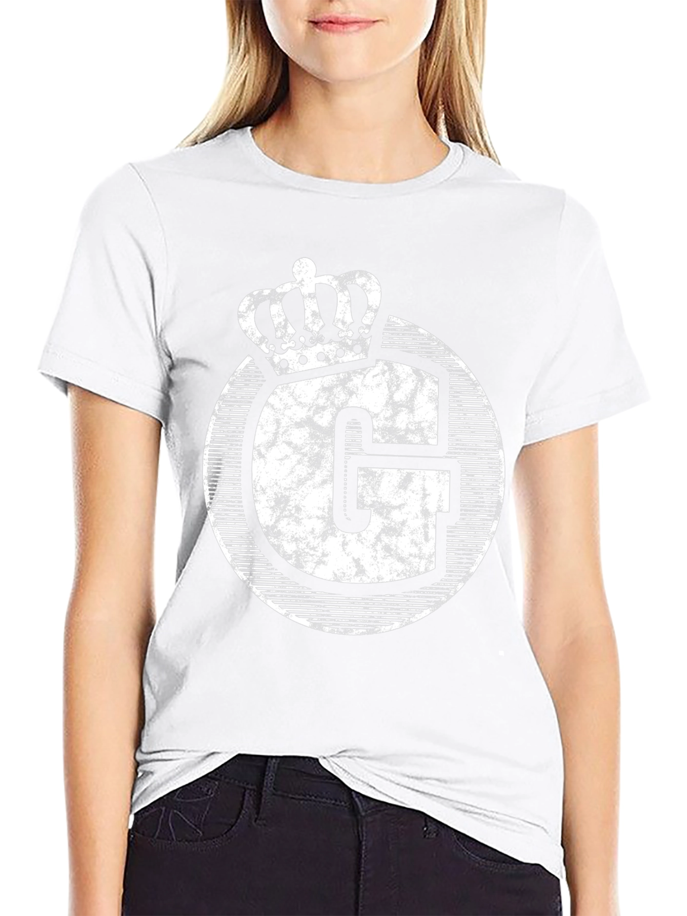 Crowned Initial G Graphic Tee