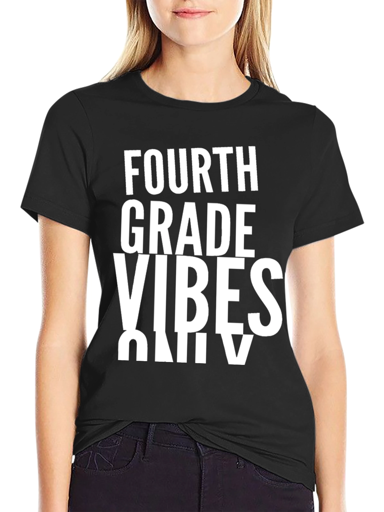 Fourth Grade Vibes Only Graphic Tee