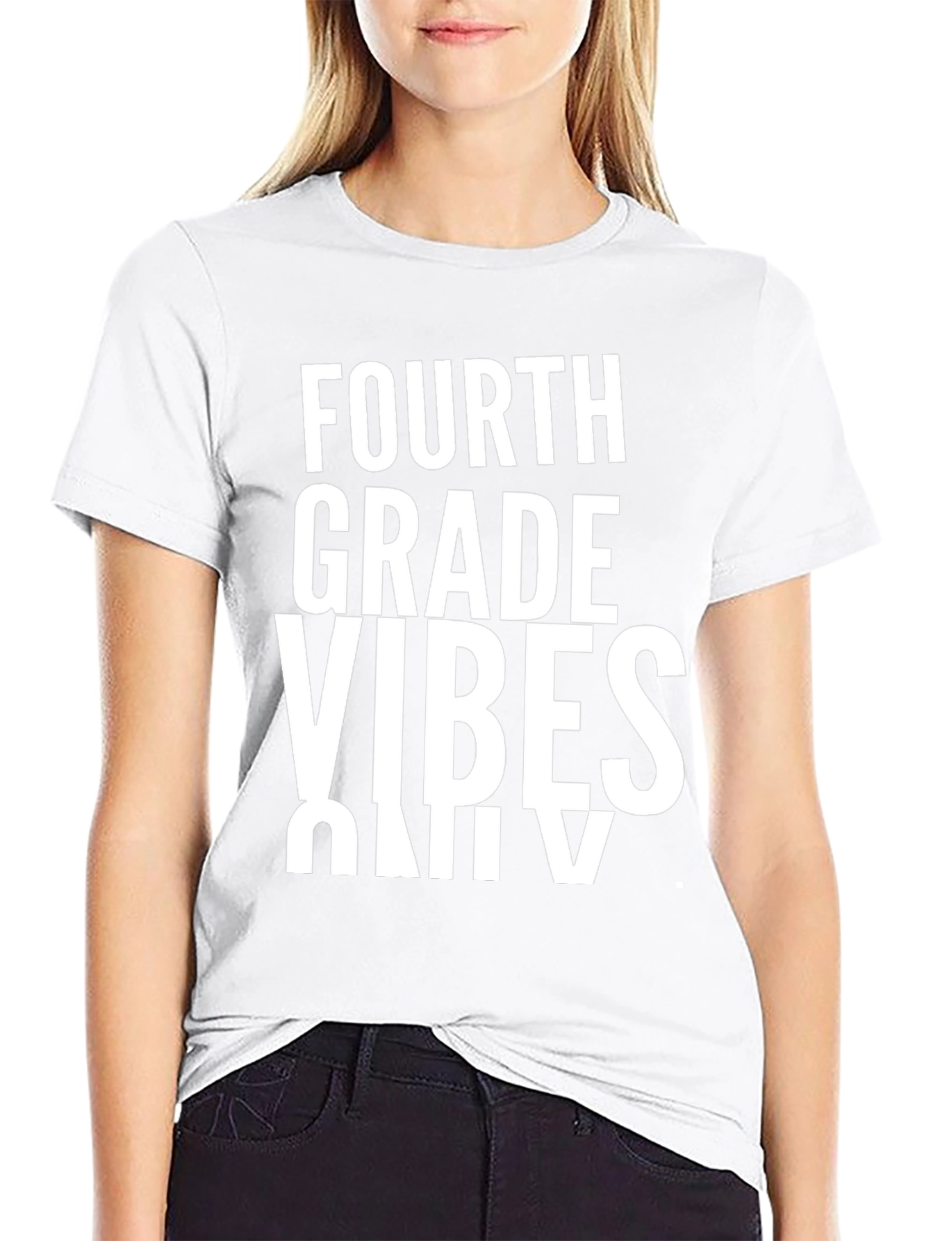 Fourth Grade Vibes Only Graphic Tee