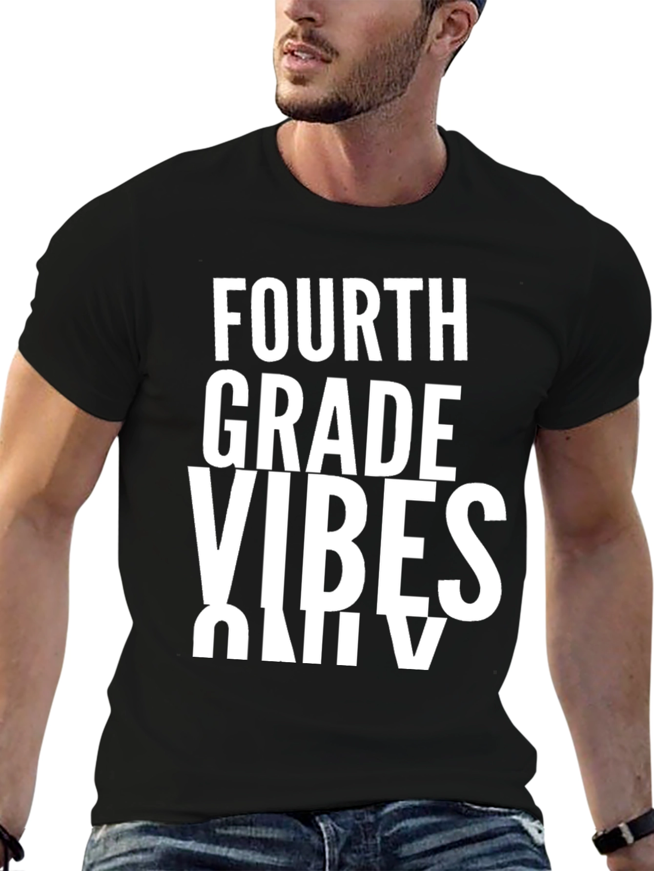 Fourth Grade Vibes Only Graphic Tee