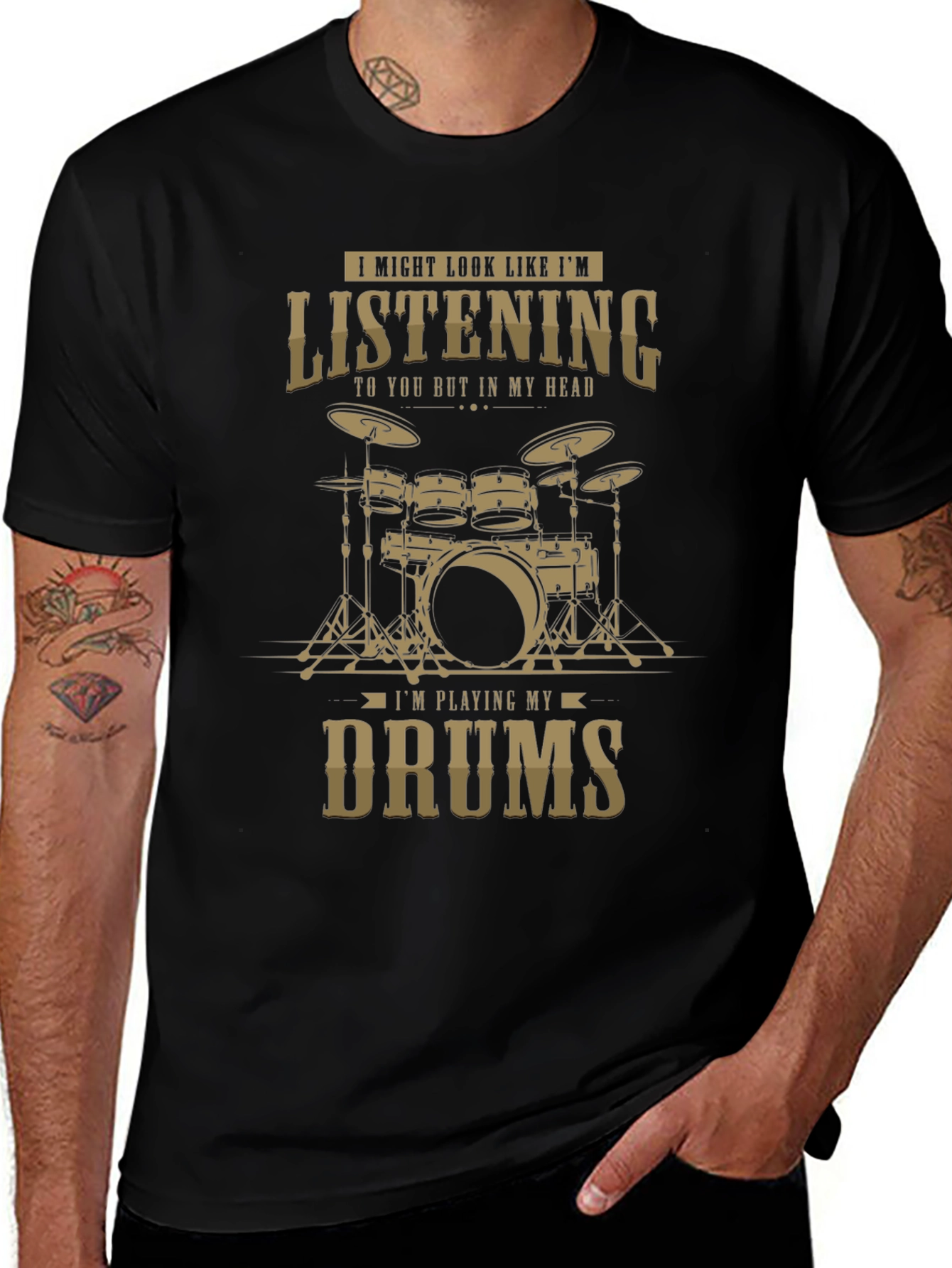 Drummer T-Shirt: Im Playing Drums
