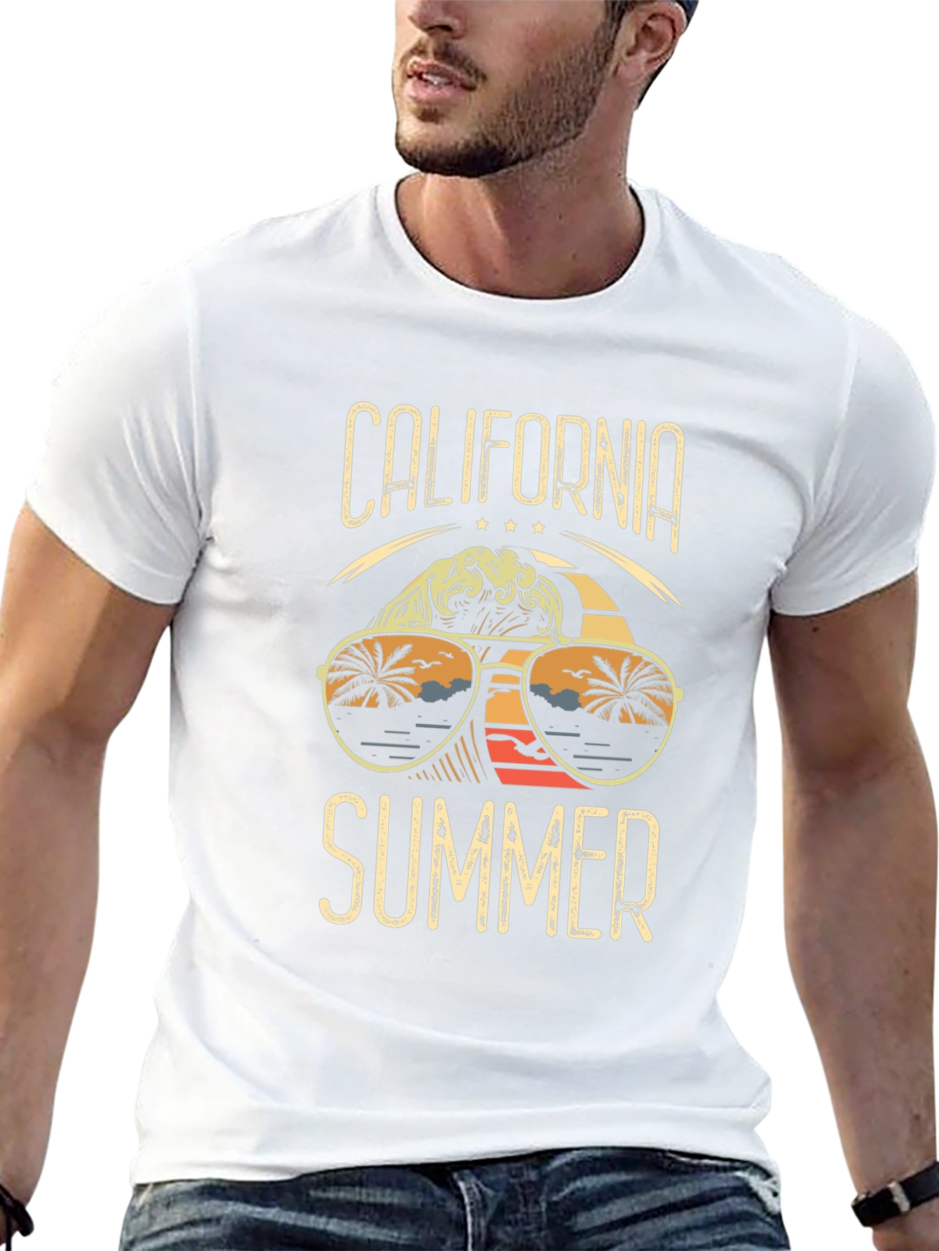 California Summer Graphic T-Shirt