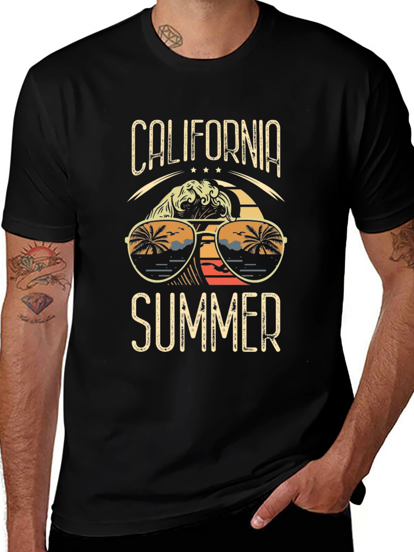 California Summer Graphic T-Shirt