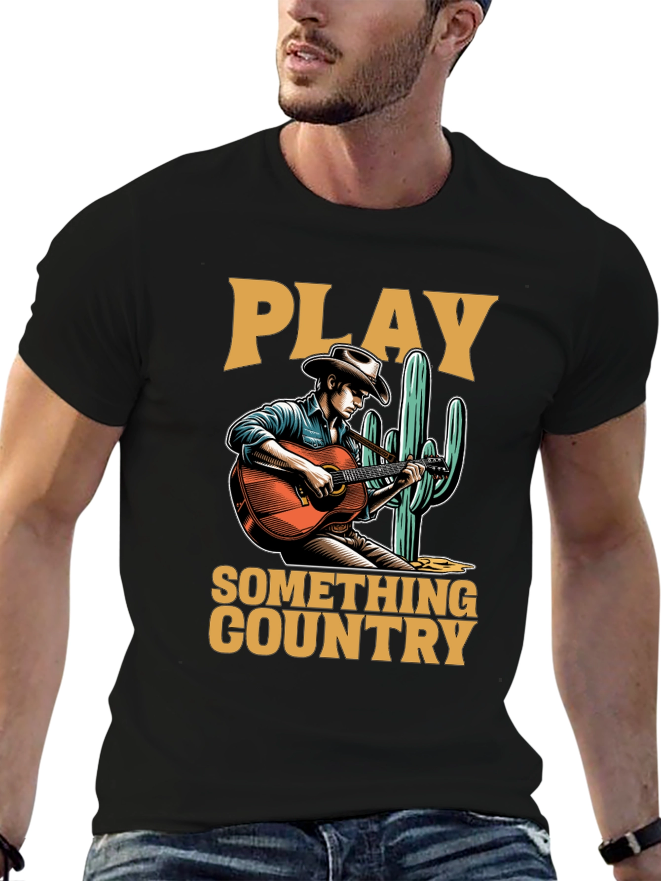 Play Something Country Graphic T-Shirt
