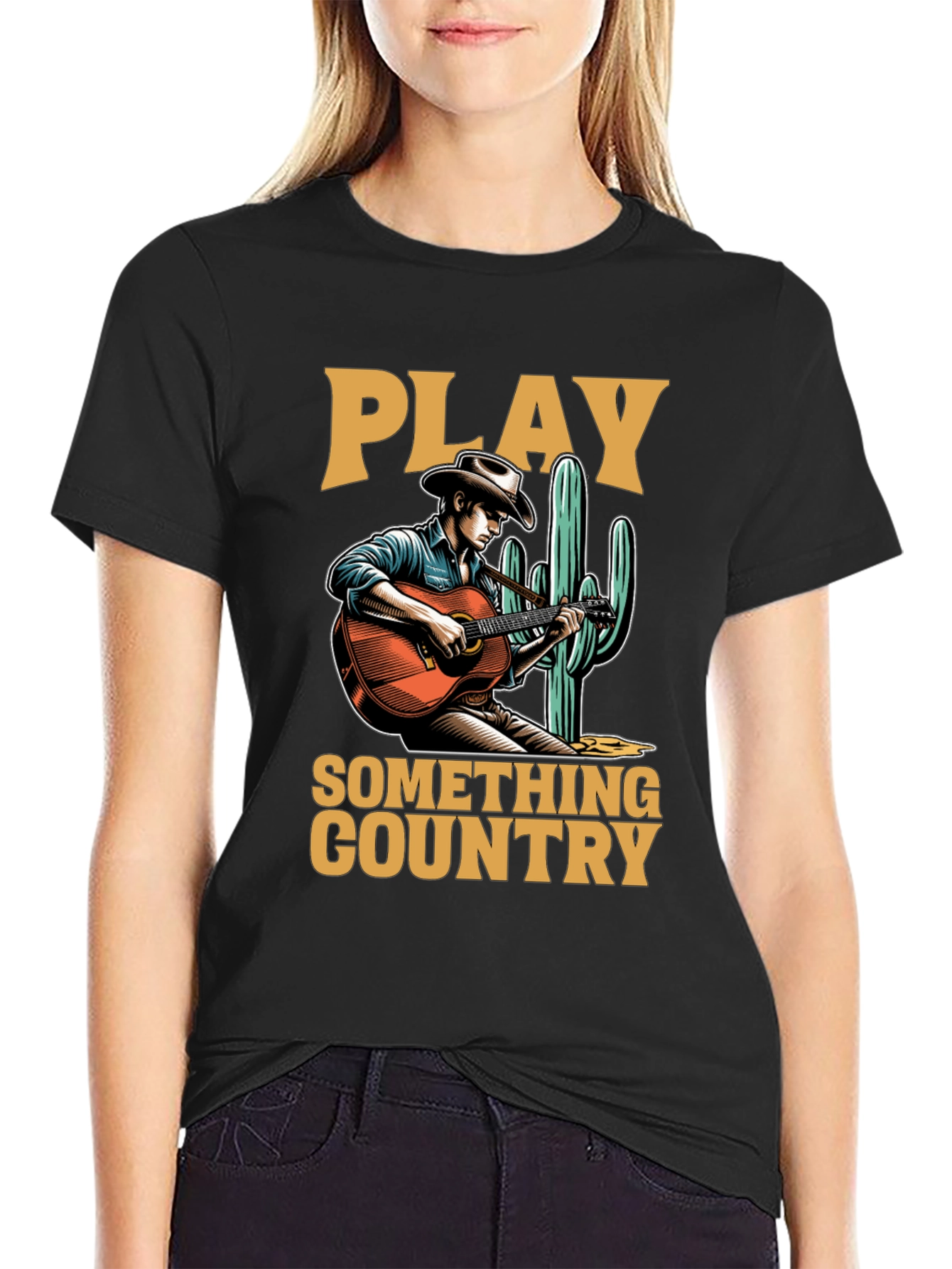Play Something Country Graphic T-Shirt