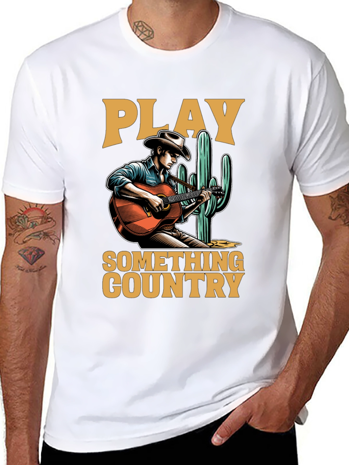 Play Something Country Graphic T-Shirt