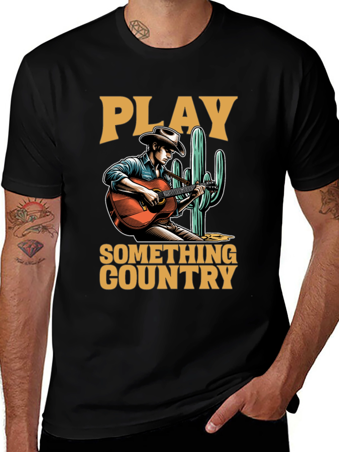 Play Something Country Graphic T-Shirt