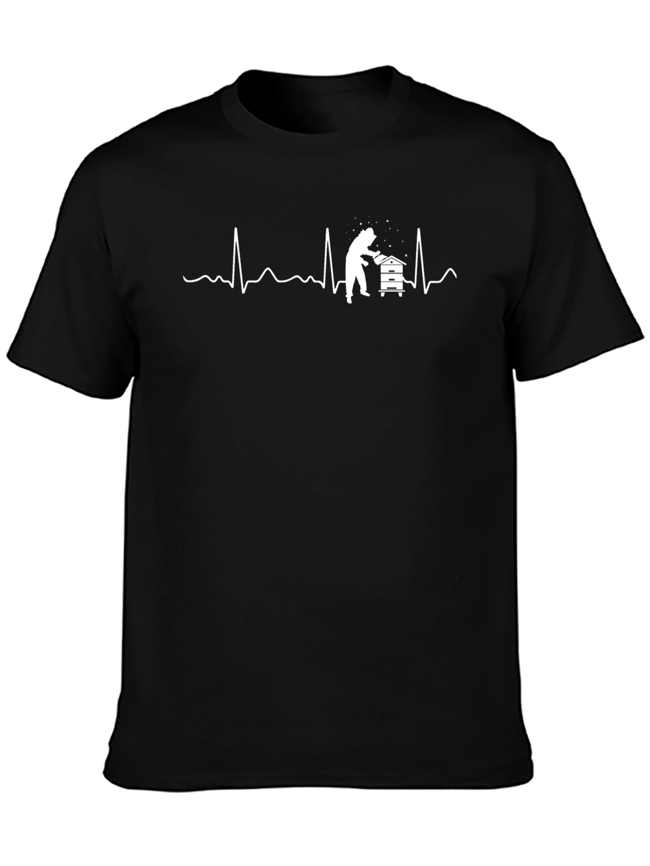 Beekeeper Heartbeat T-Shirt - Black