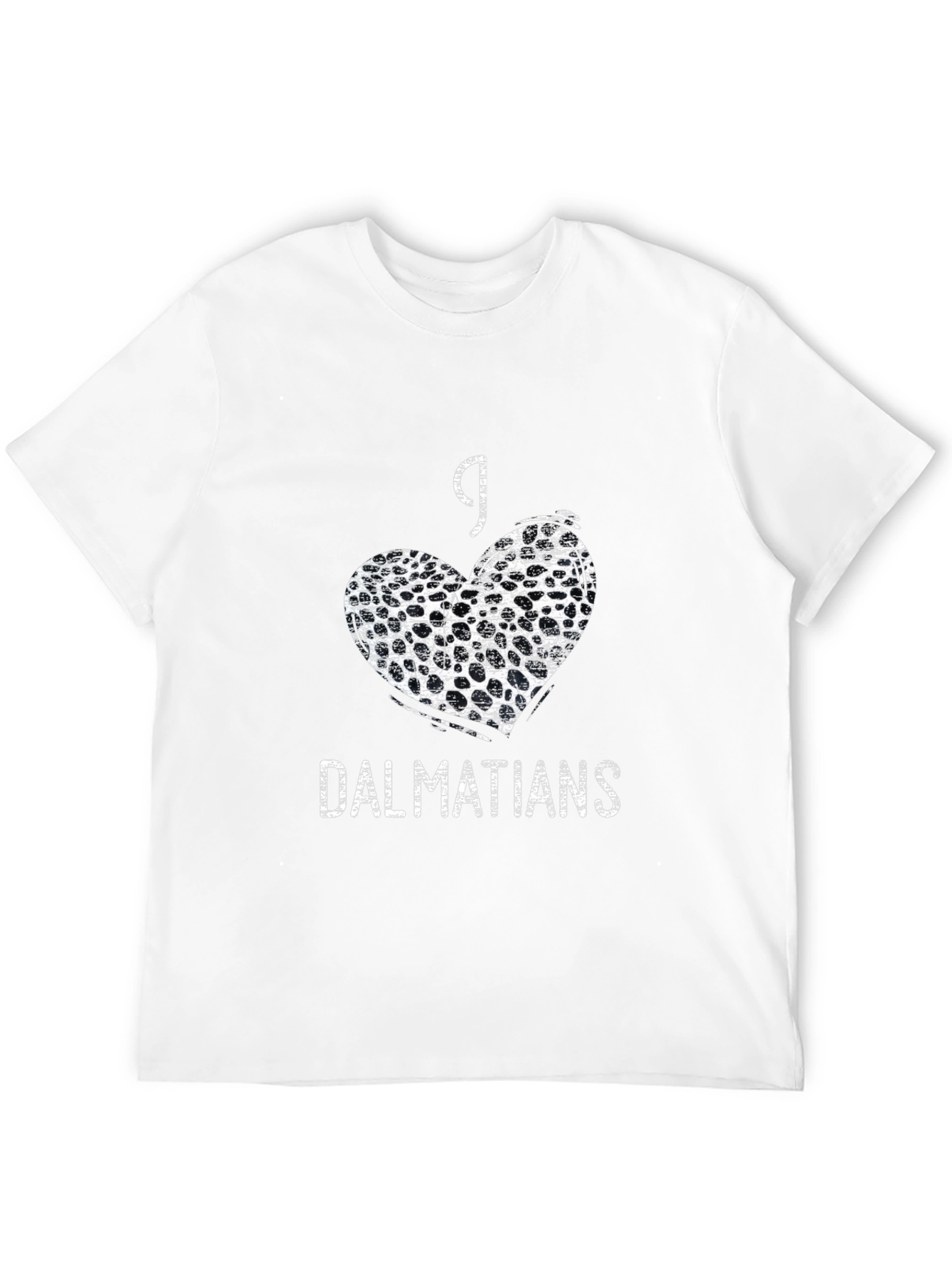 I Heart Dalmatians Graphic Tee - Black