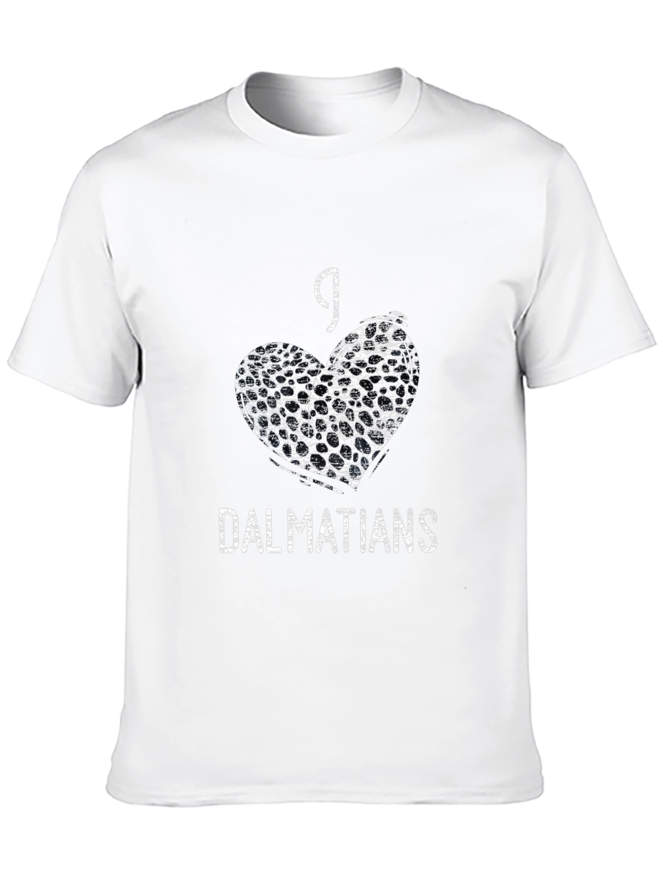 I Heart Dalmatians Graphic Tee - Black