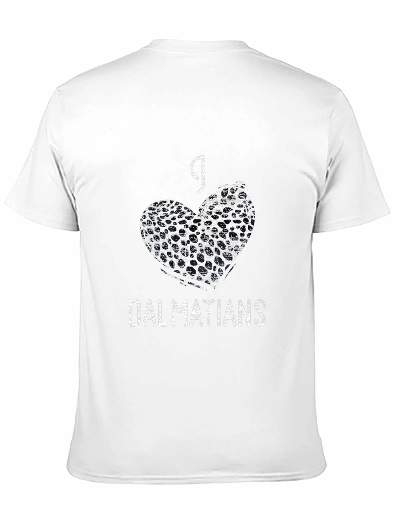 I Heart Dalmatians Graphic Tee - Black