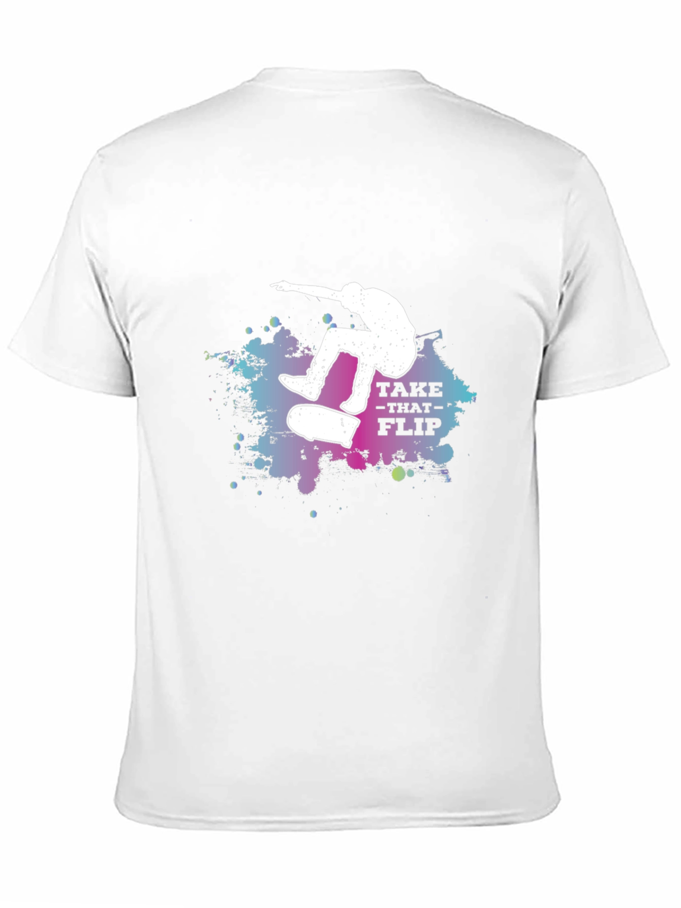 Take That Flip Graphic Tee - Black Skateboarder T-Shirt