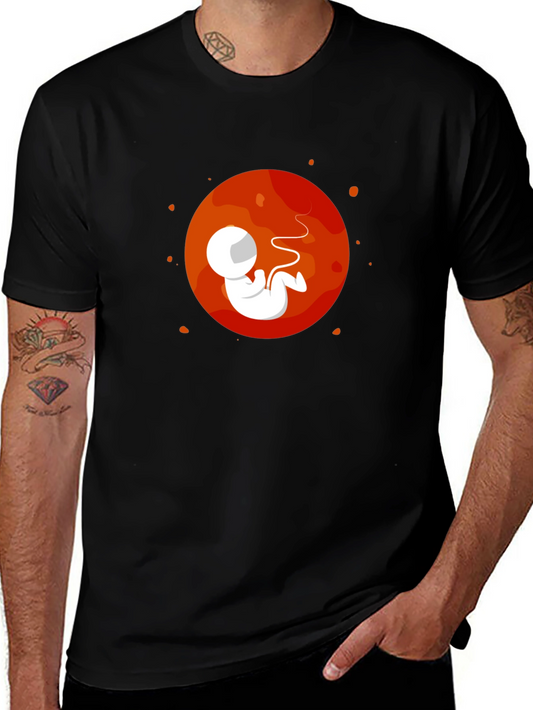 Astronaut Fetus Graphic Tee - Black
