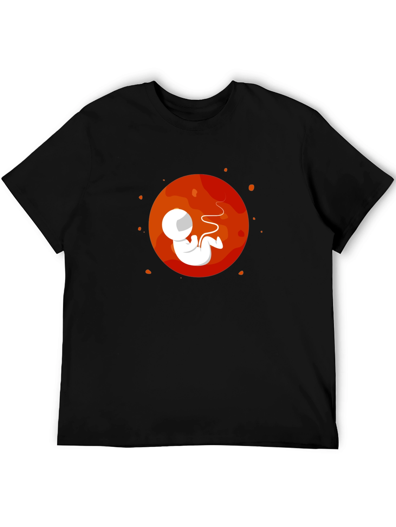 Astronaut Fetus Graphic Tee - Black