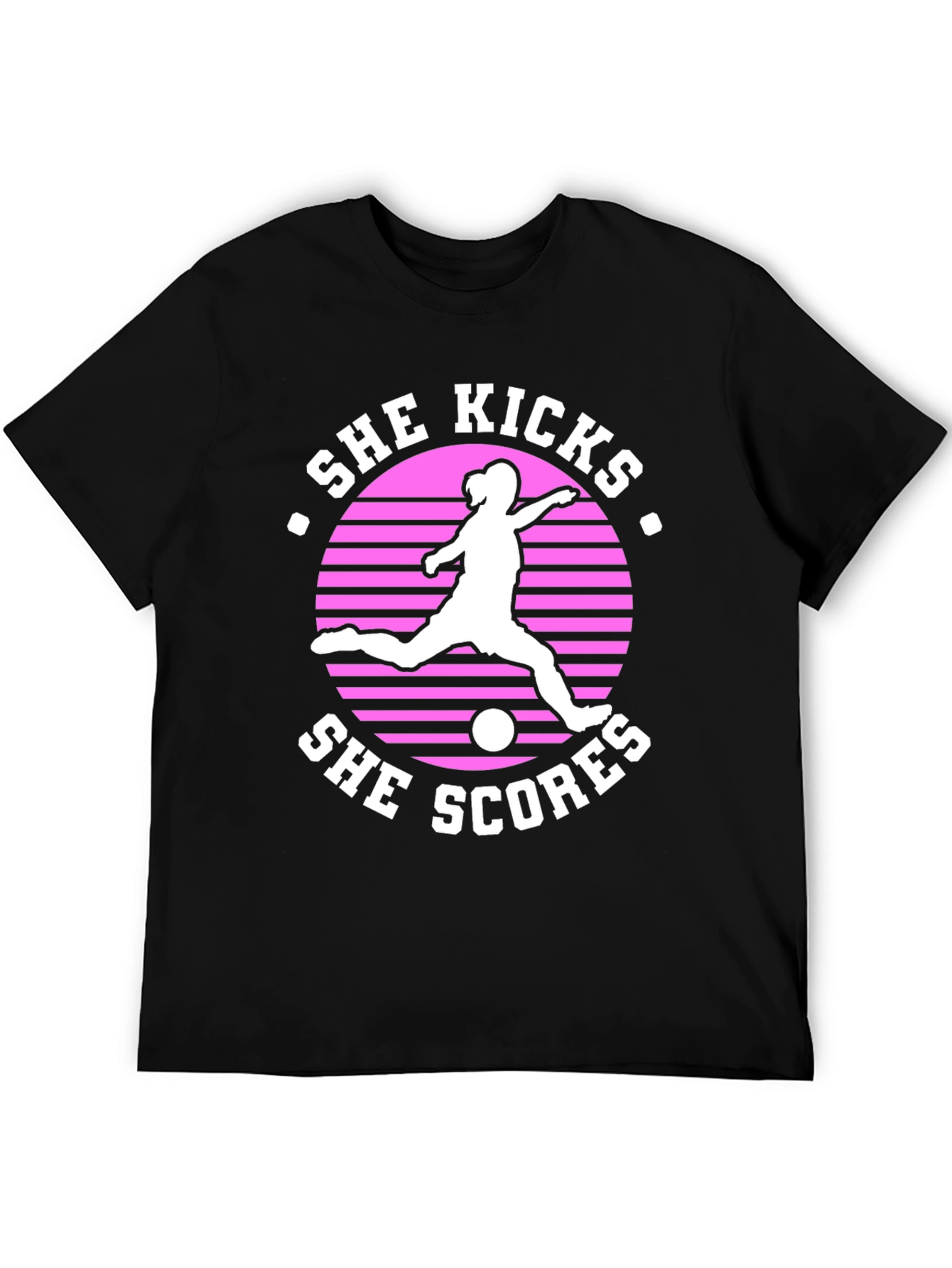 She Kicks She Scores T-Shirt