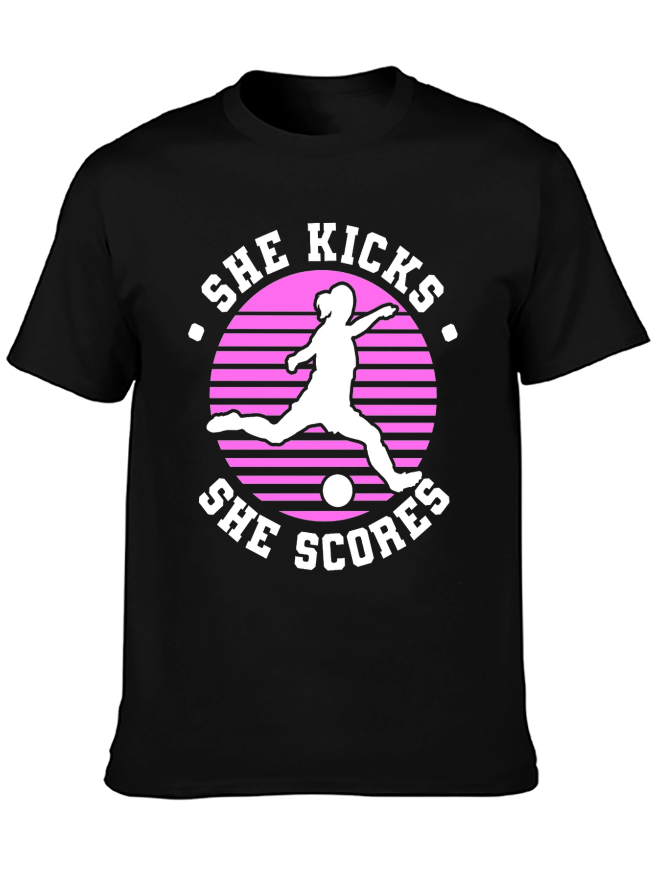 She Kicks She Scores T-Shirt