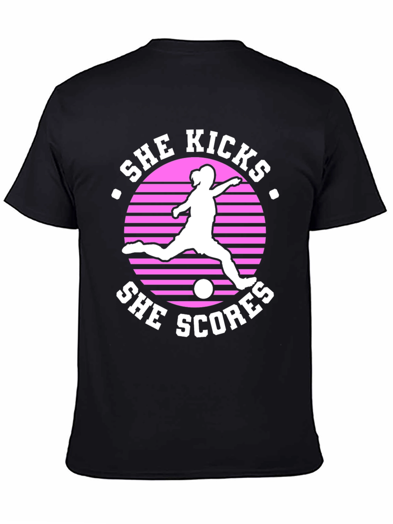 She Kicks She Scores T-Shirt