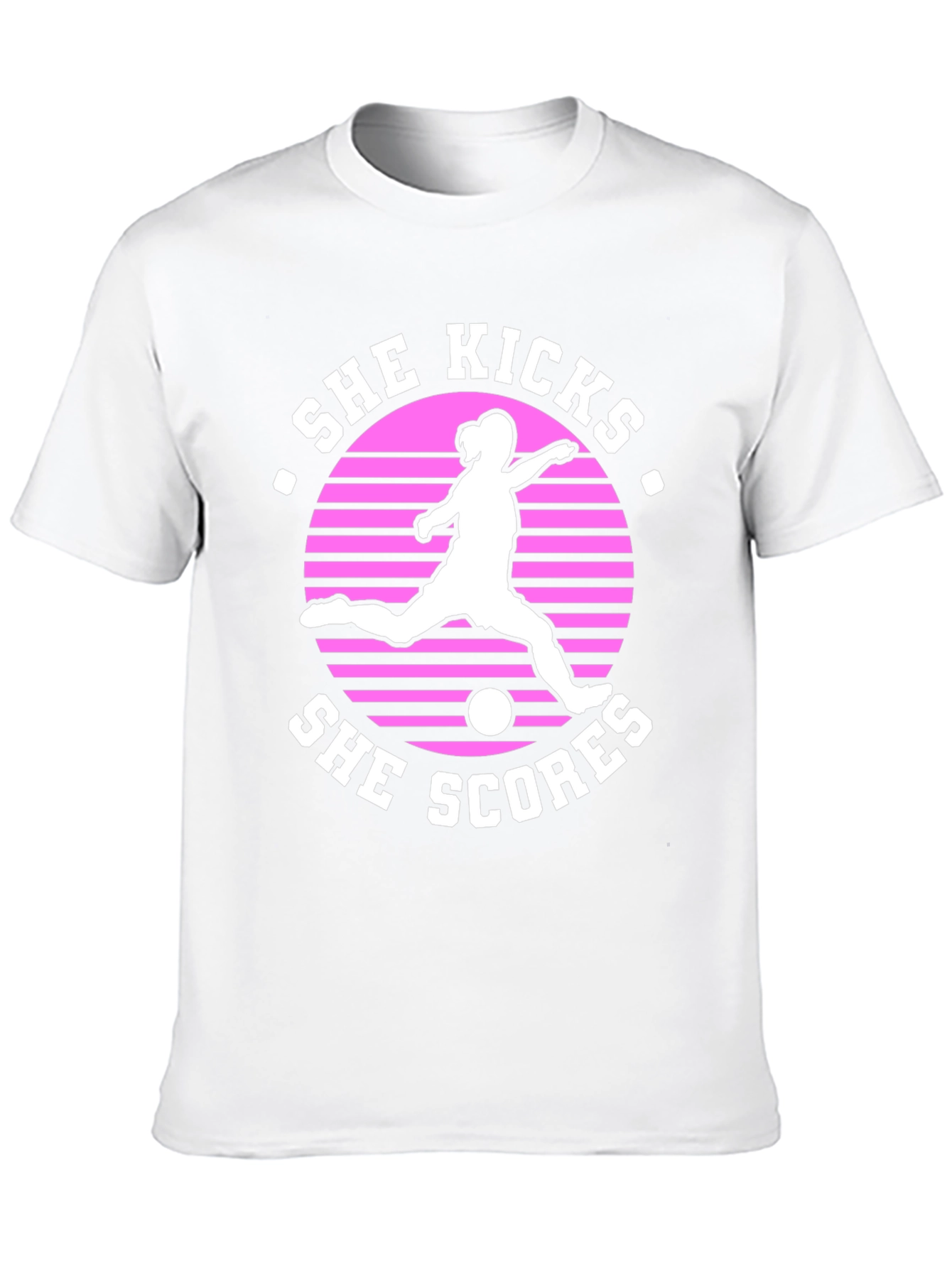 She Kicks She Scores T-Shirt