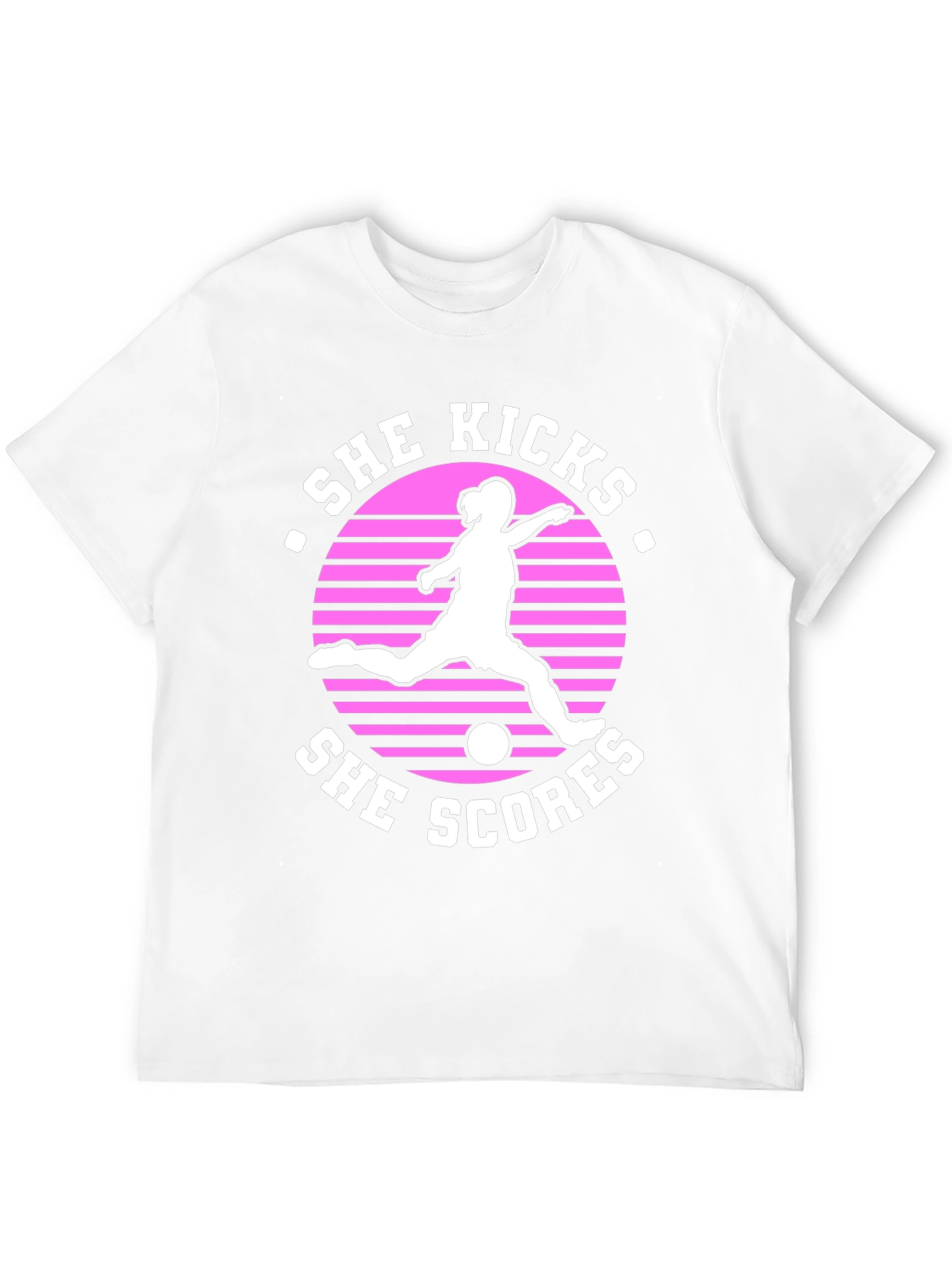She Kicks She Scores T-Shirt