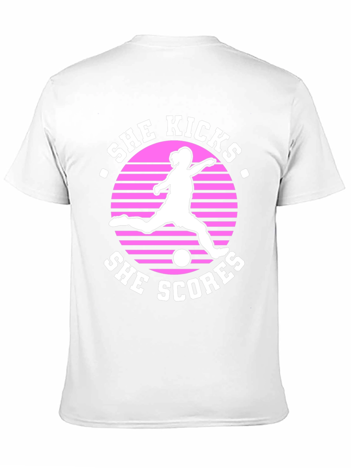 She Kicks She Scores T-Shirt