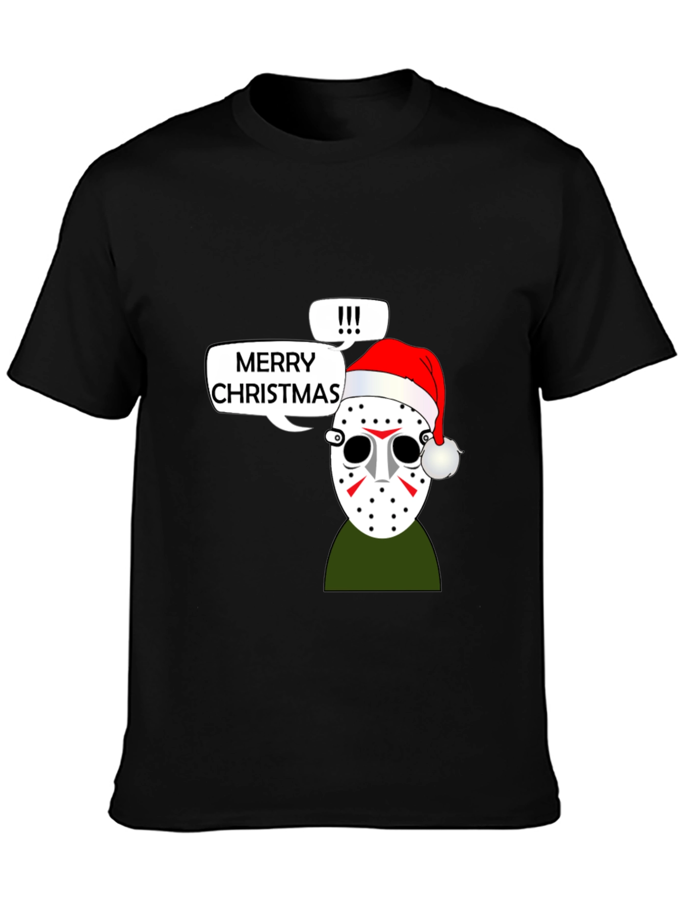Merry Christmas Jason Mask Holiday T-Shirt